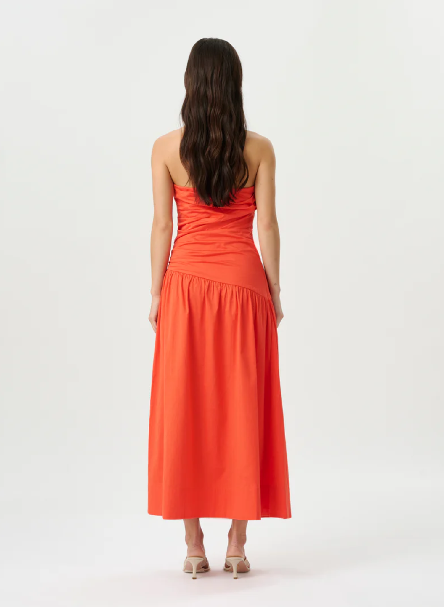 Rene Tie Dress - Poppy