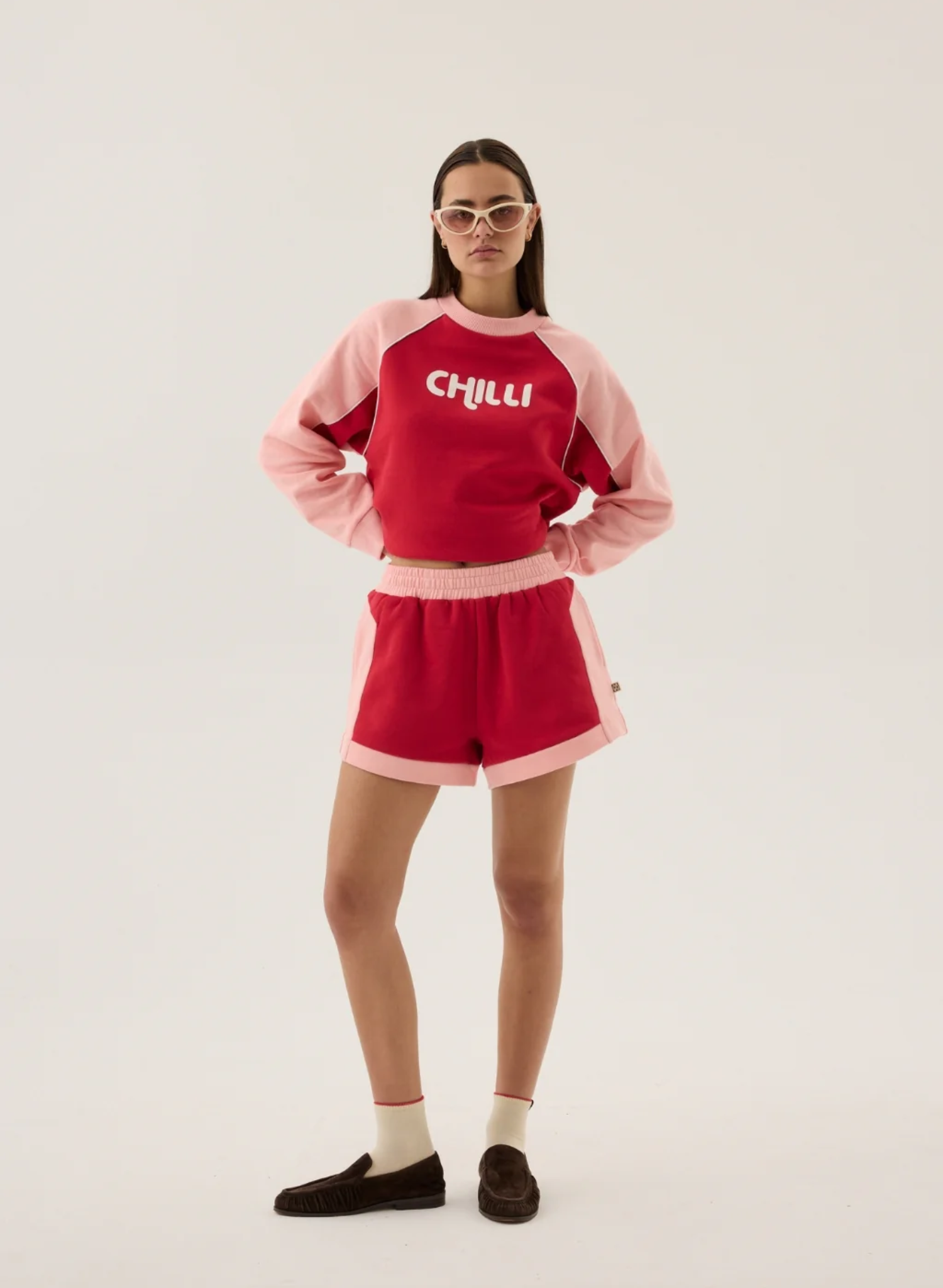 Retro Trackshort - Poppy Red