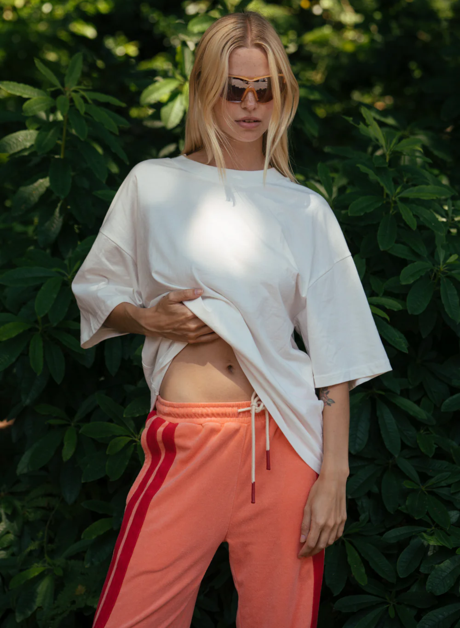 Santorini Oversized Tee Warm White
