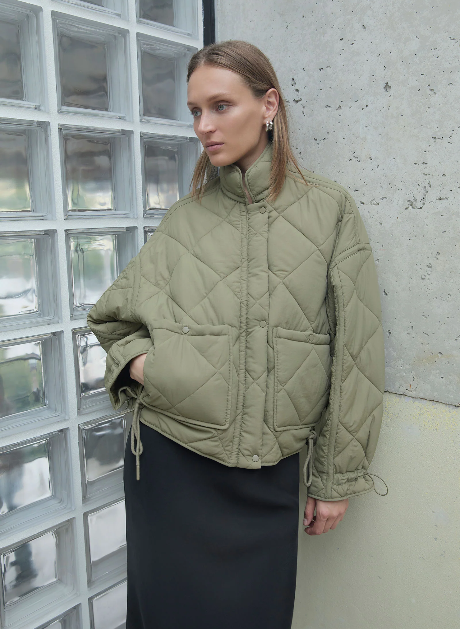 Sloane Puffer Jacket - Sage