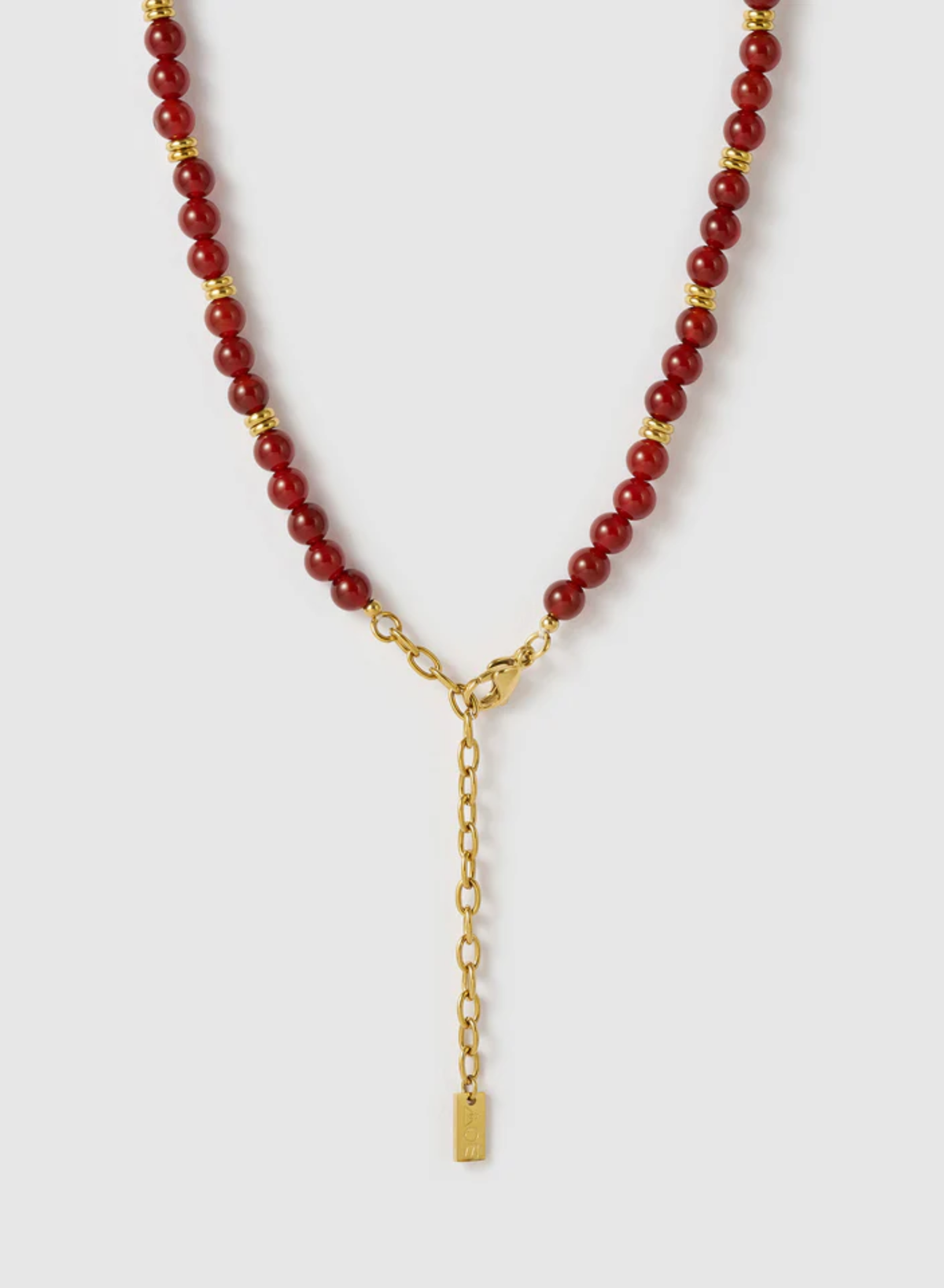 Tallulah Necklace - Red Agate