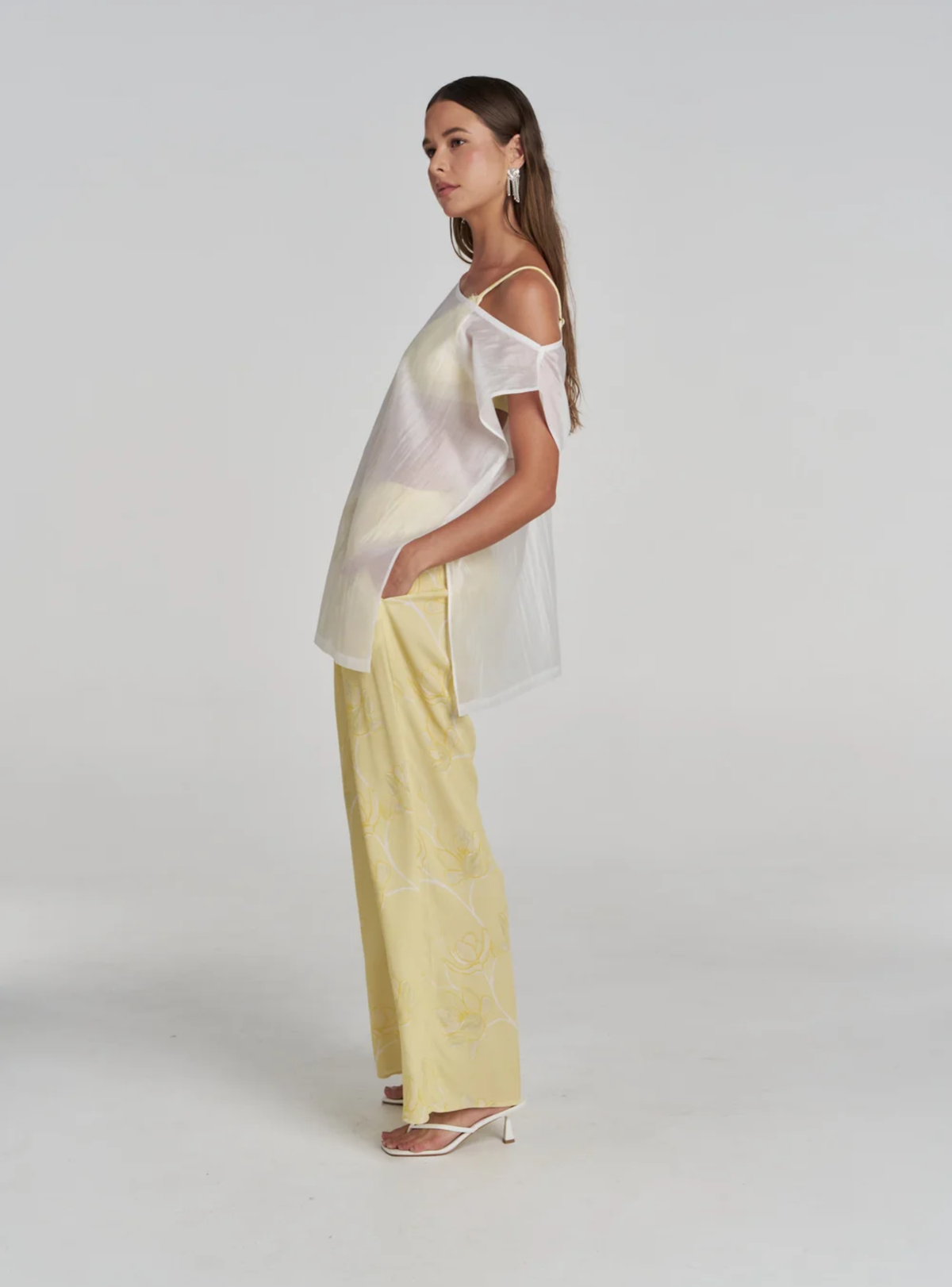 Elastic Waist Pant - Magnolia