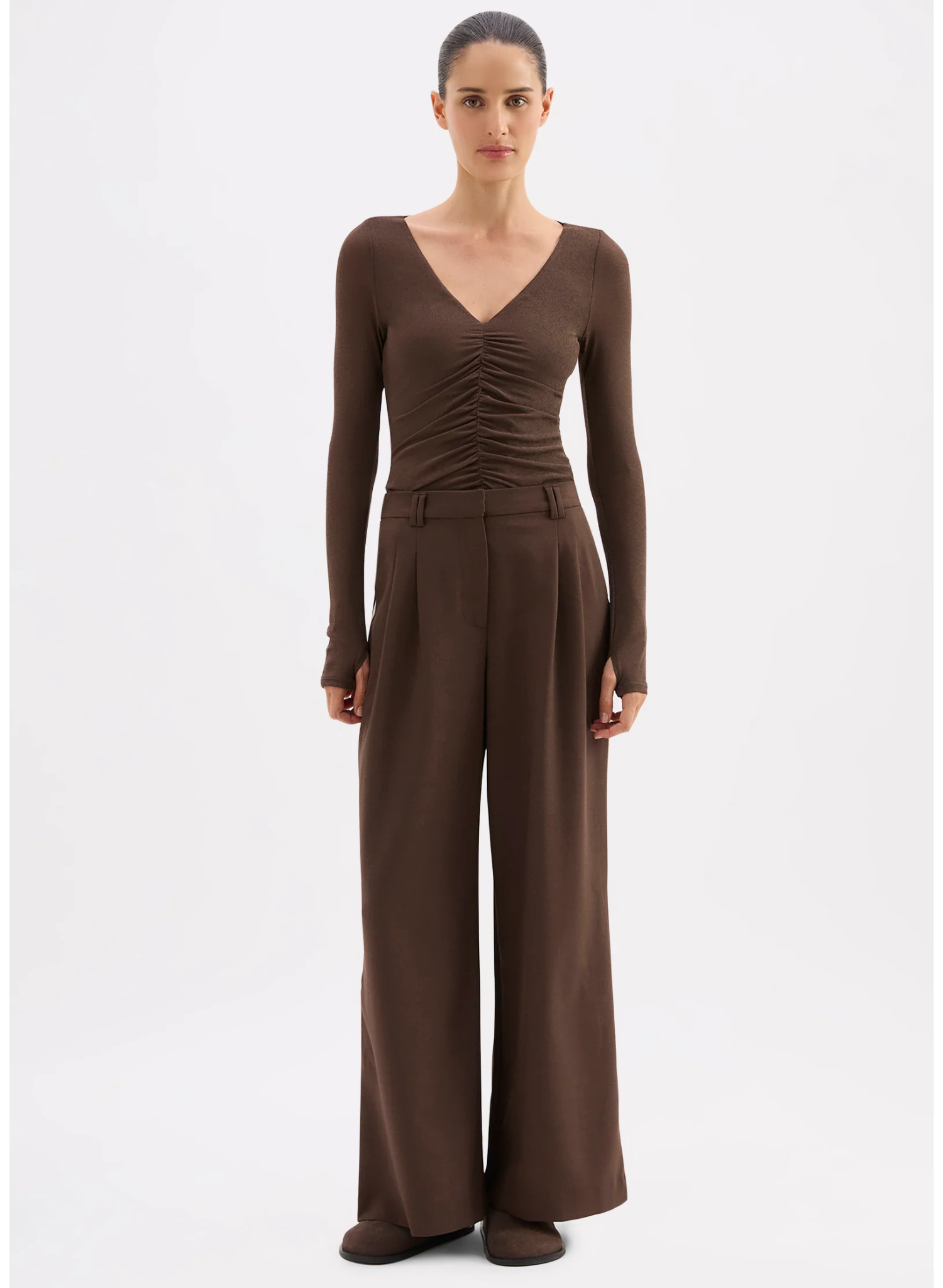 Abigail Pant - Walnut
