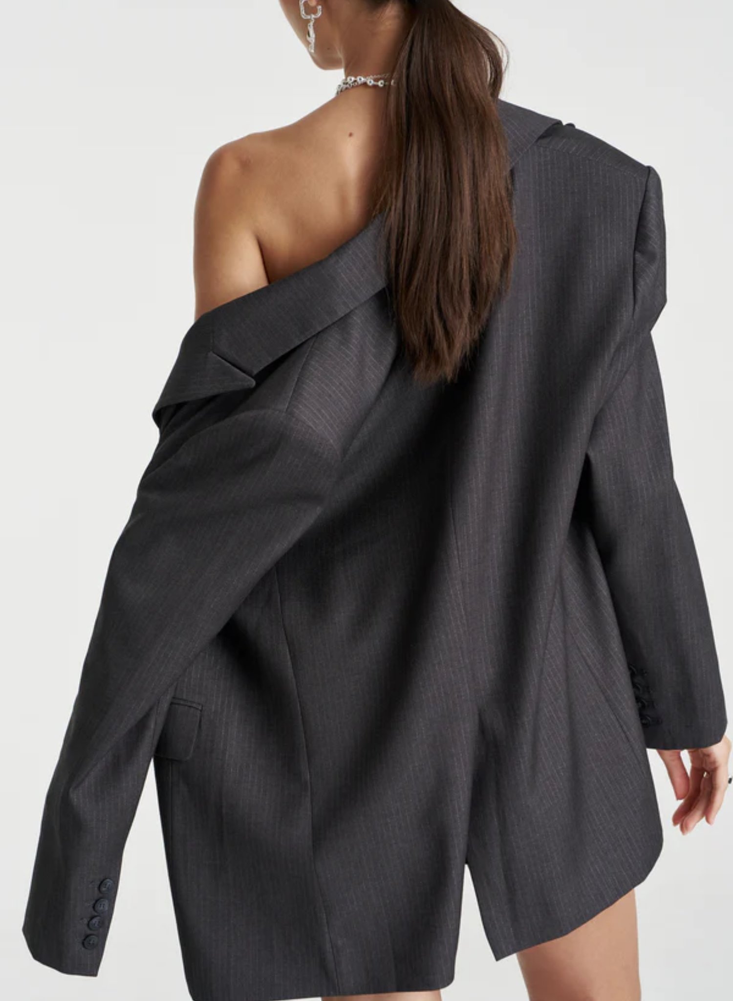 OS Blazer - Grey Glimmer
