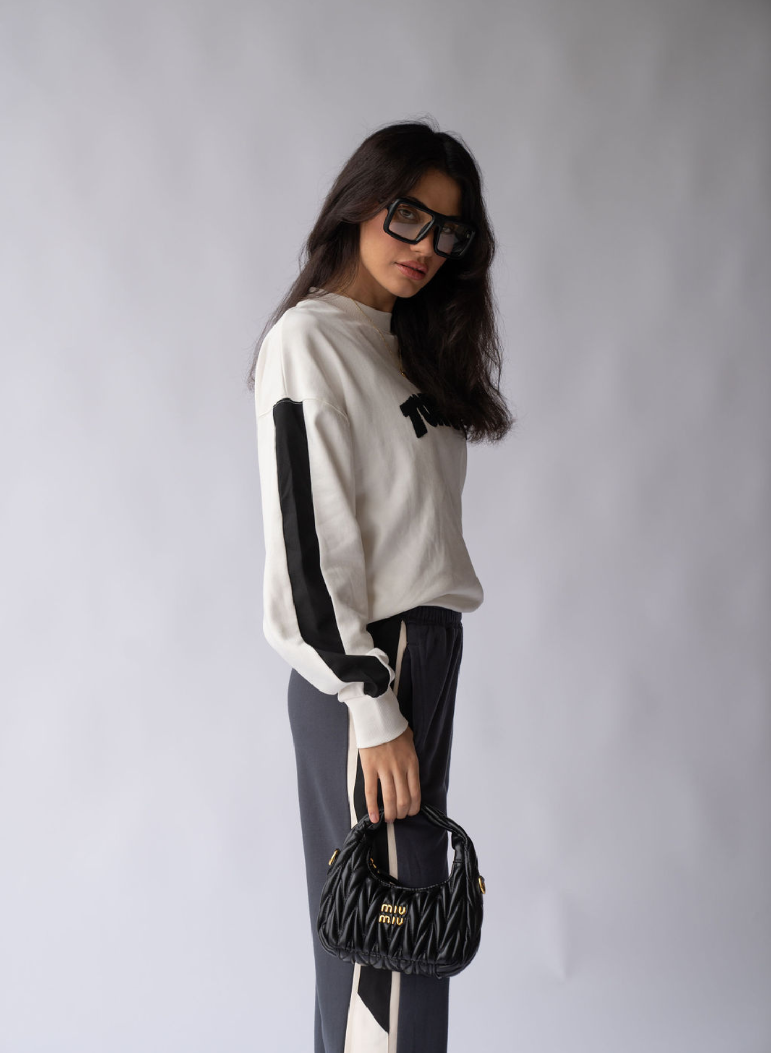 Parisienne Trackpant in Noir
