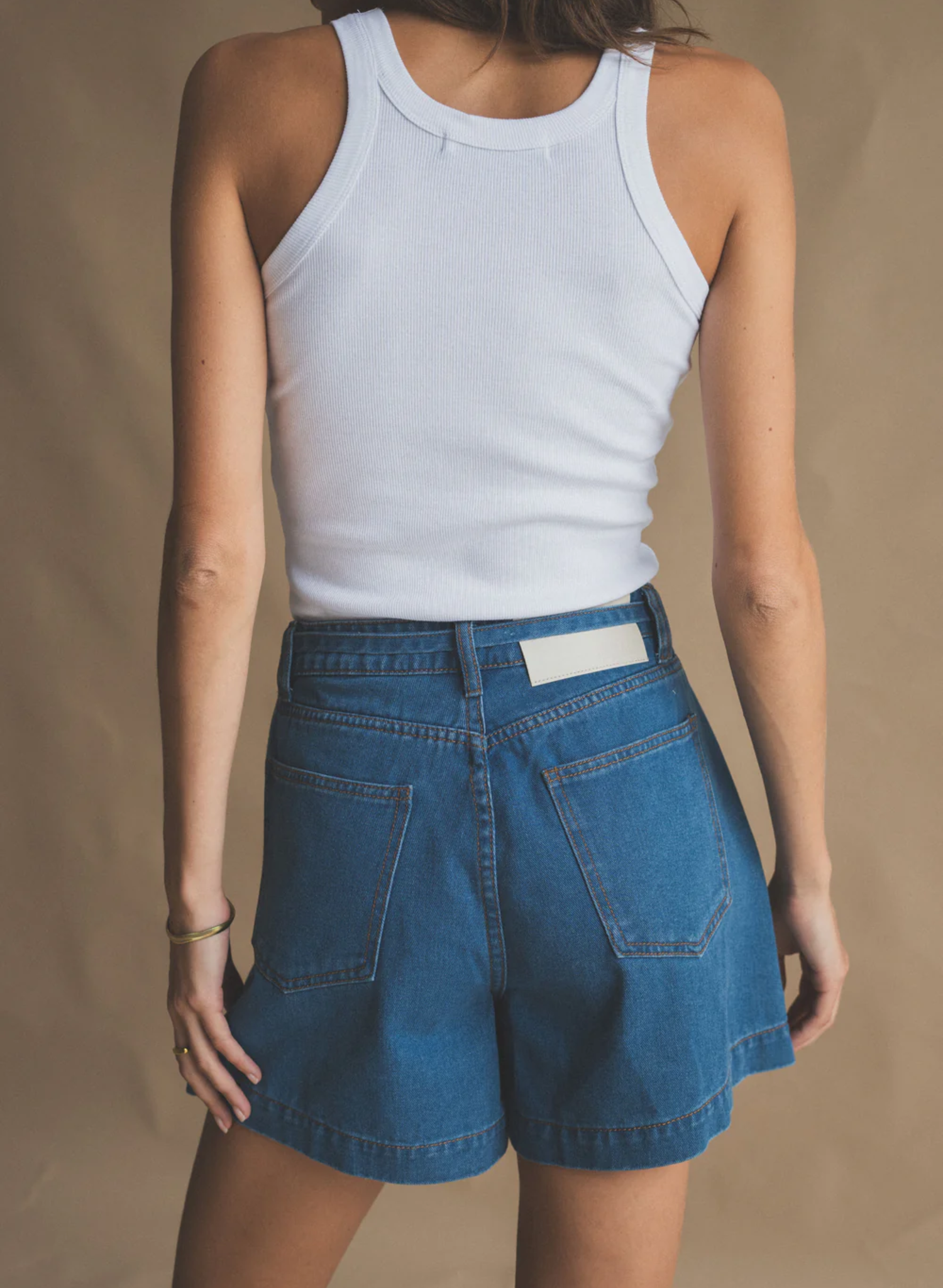 Jolie Denim Short in Dark Blue