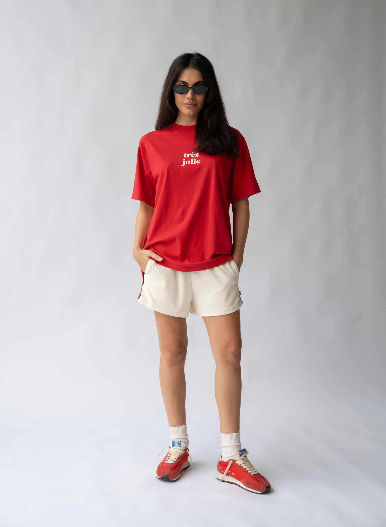 Jolie Tee in Cherry