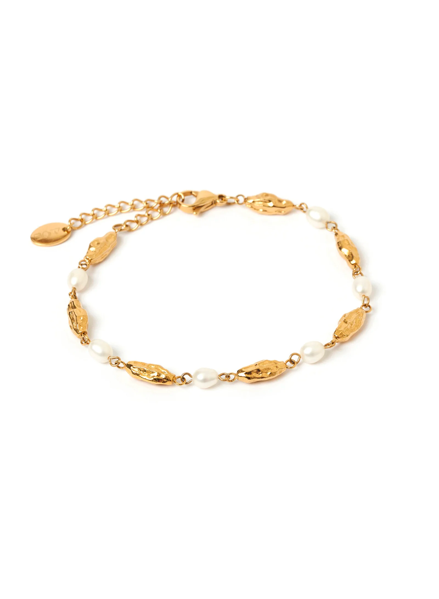 Mimi Pearl and Gold Bracelet