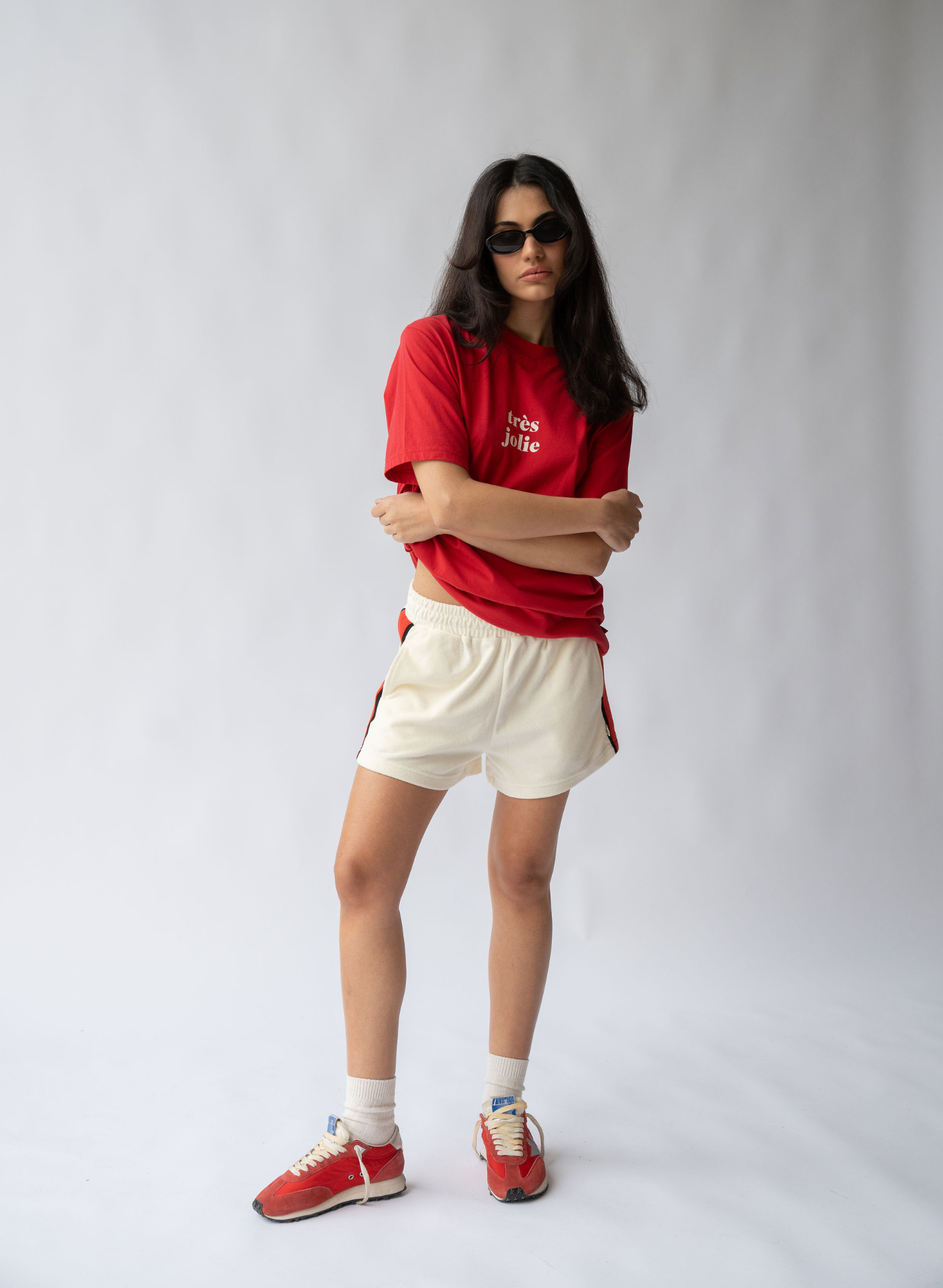 Jolie Tee in Cherry