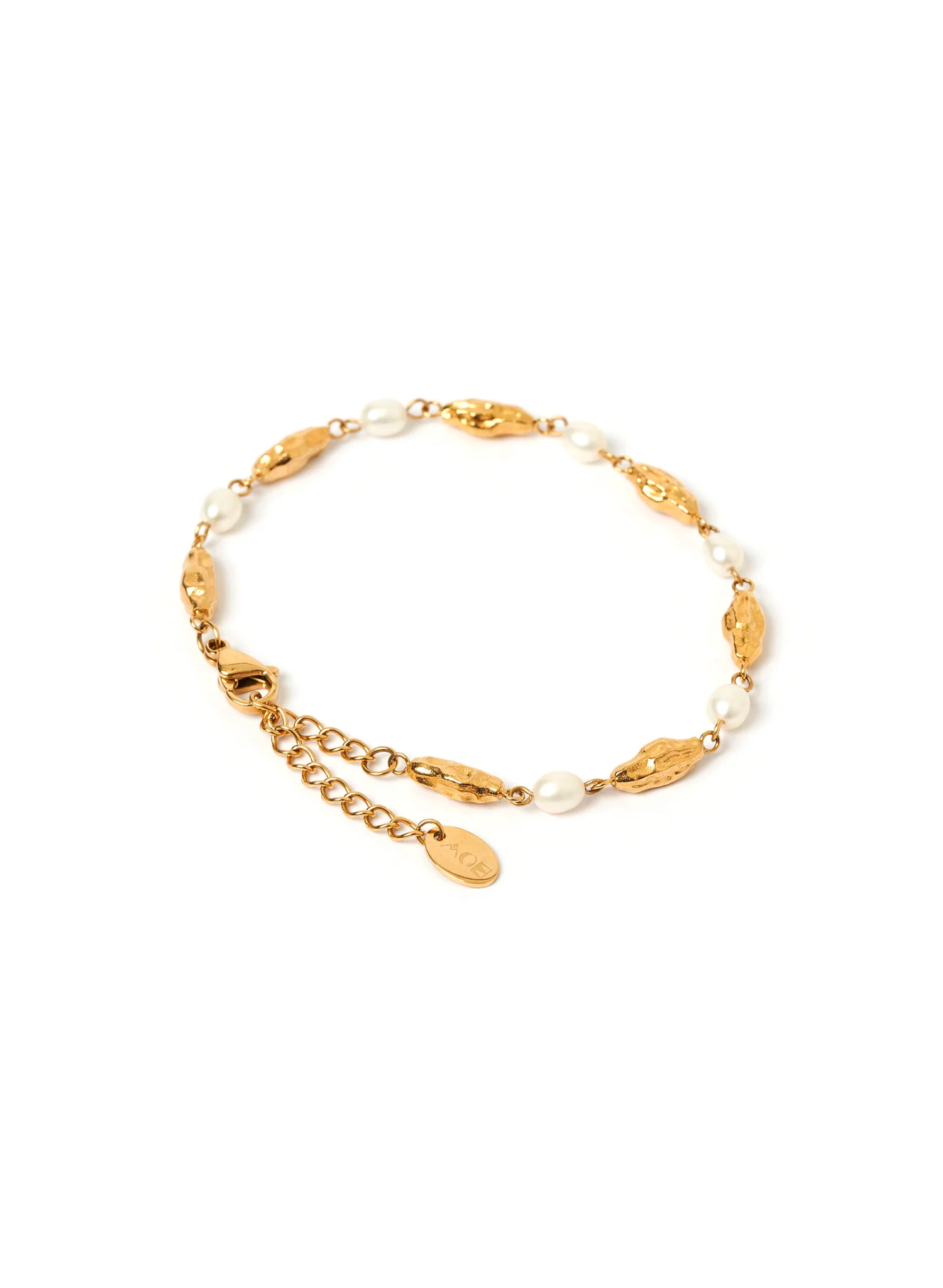 Mimi Pearl and Gold Bracelet