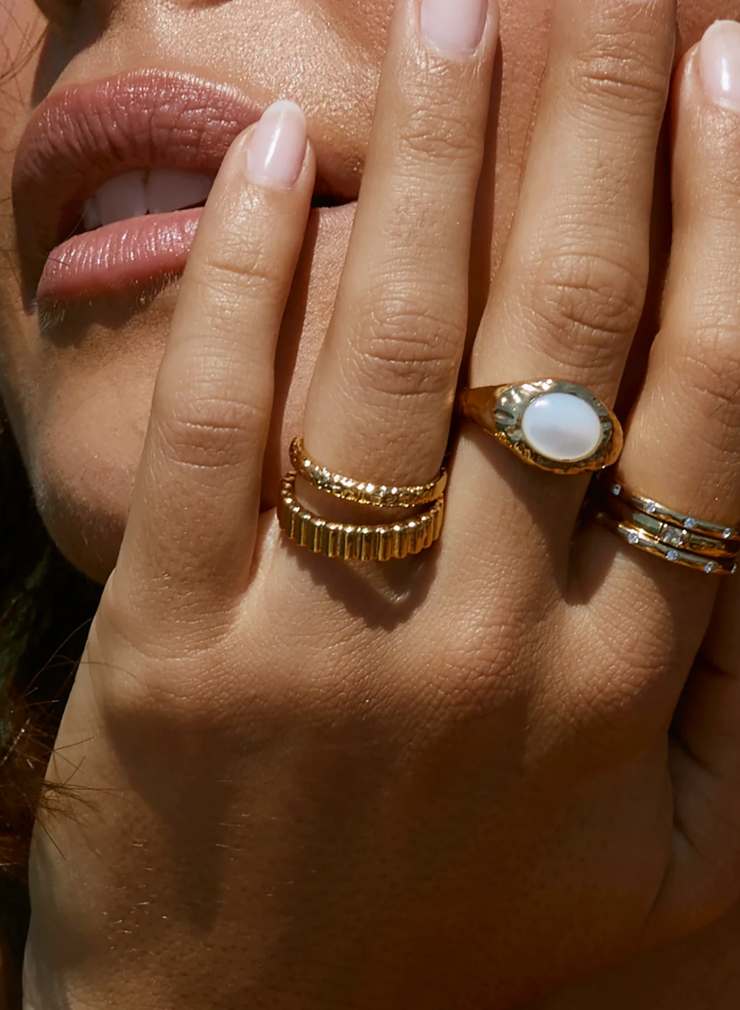 Brigitte Gold Ring