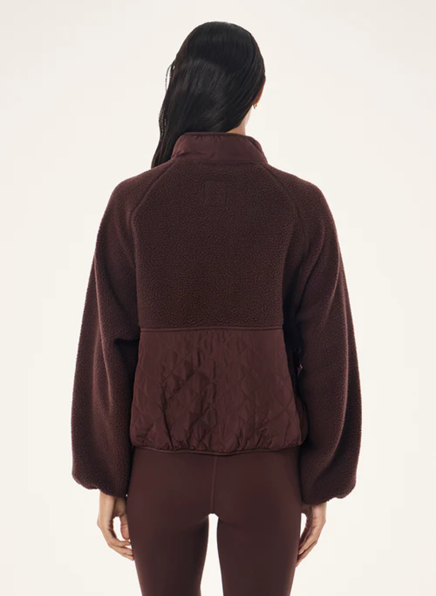 Technique Quilt Jacket - Mahogany