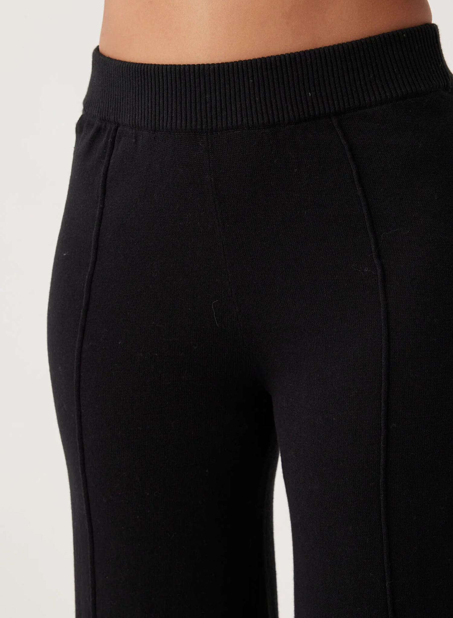 Ada Organic Cotton Linen Pants - Black