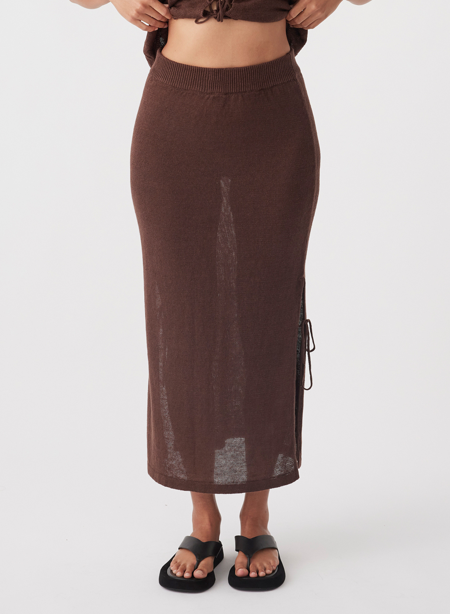 Pearla Skirt in Chocolate