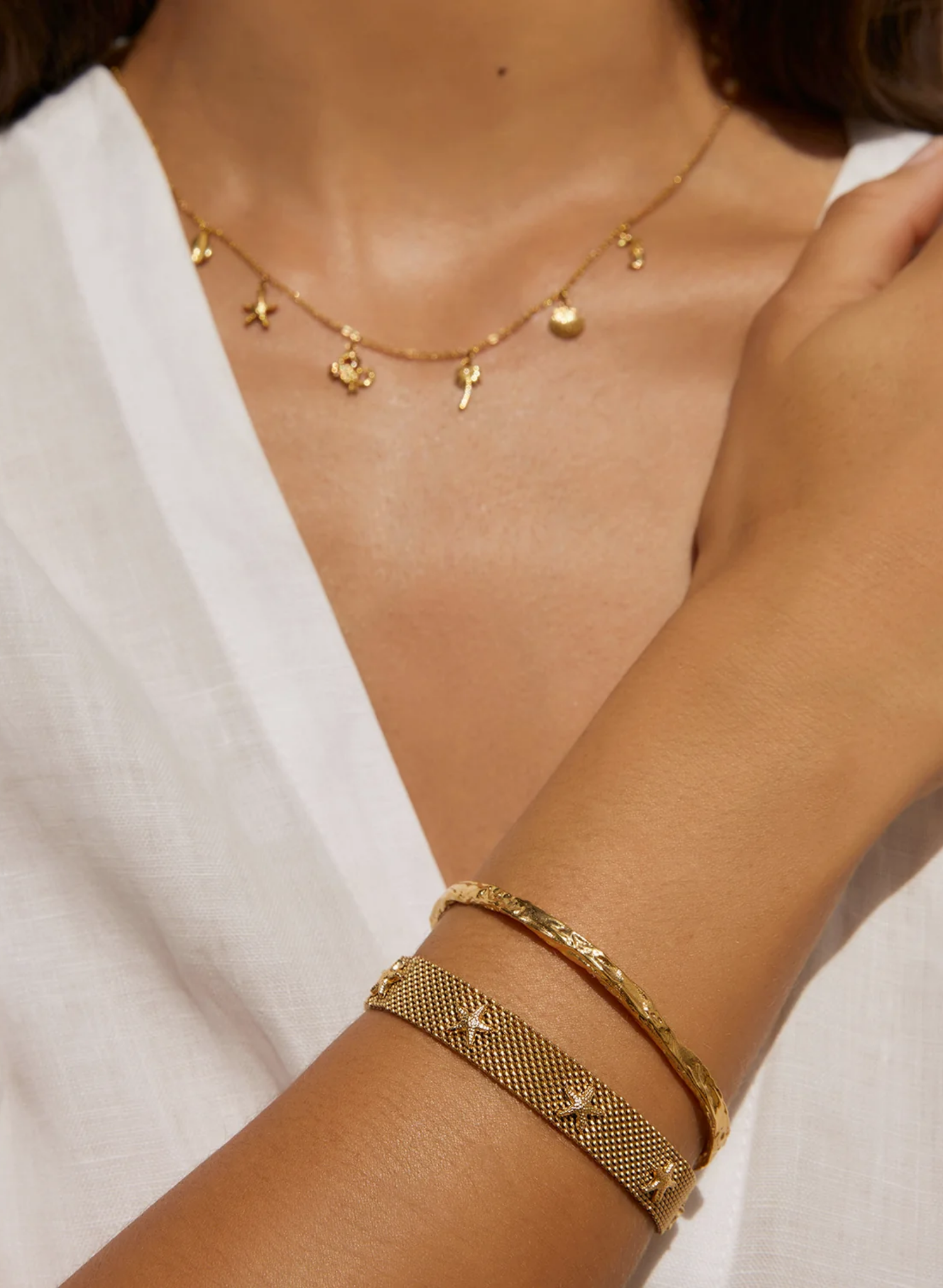 Seastar Gold Bracelet