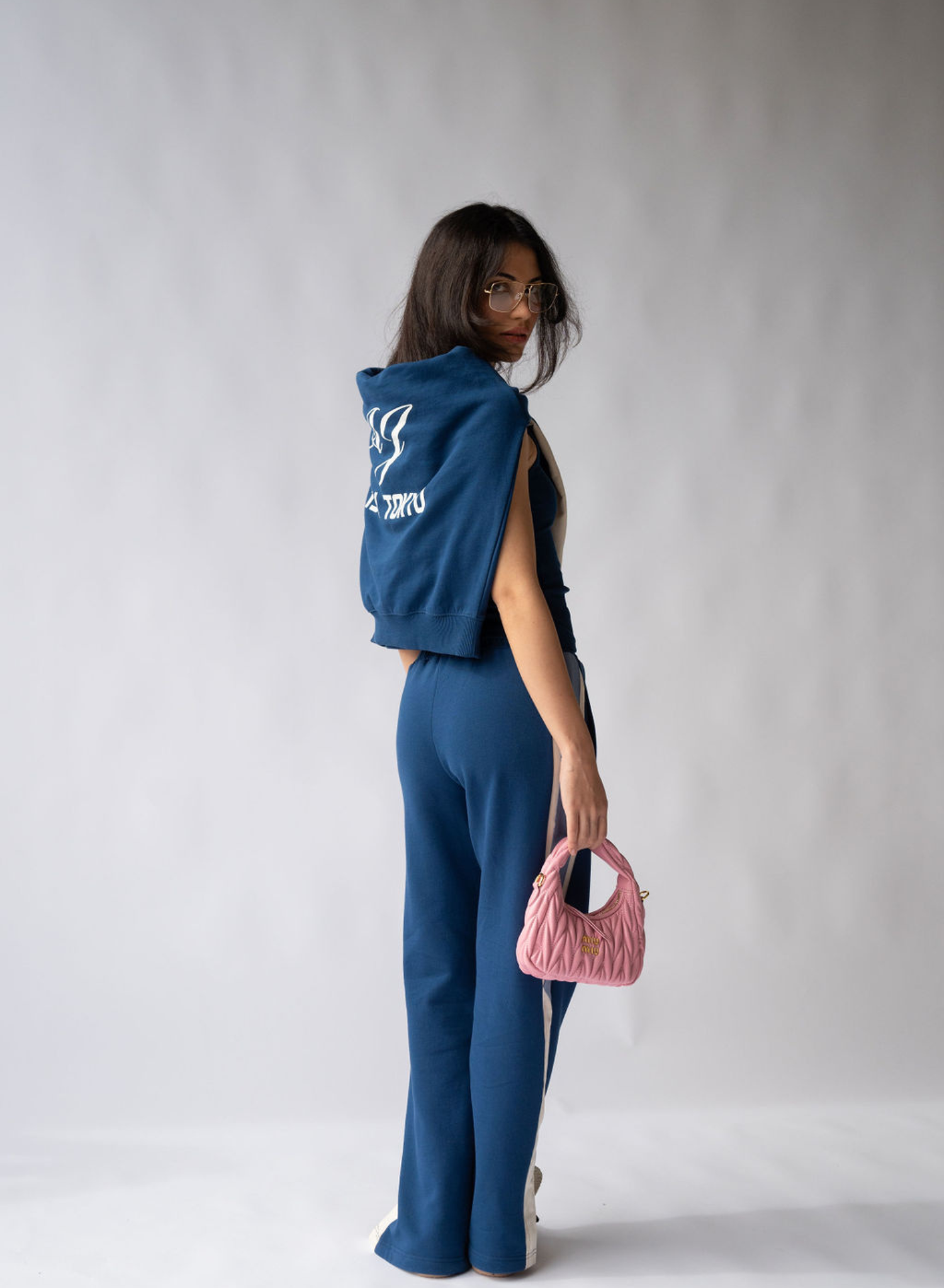 Parisienne Trackpant in Estate Blue