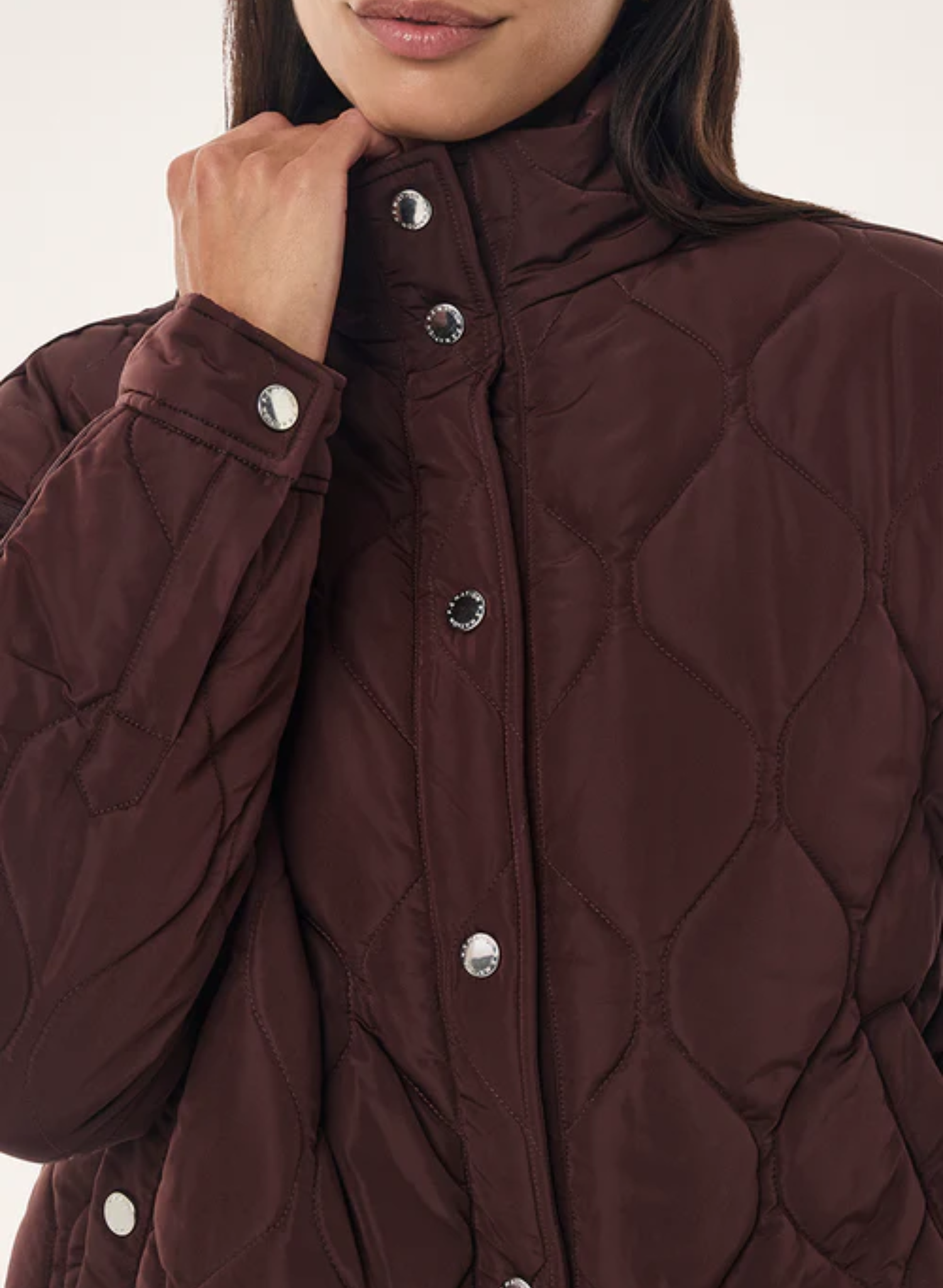 Surge Quilt Jacket - Mahogany