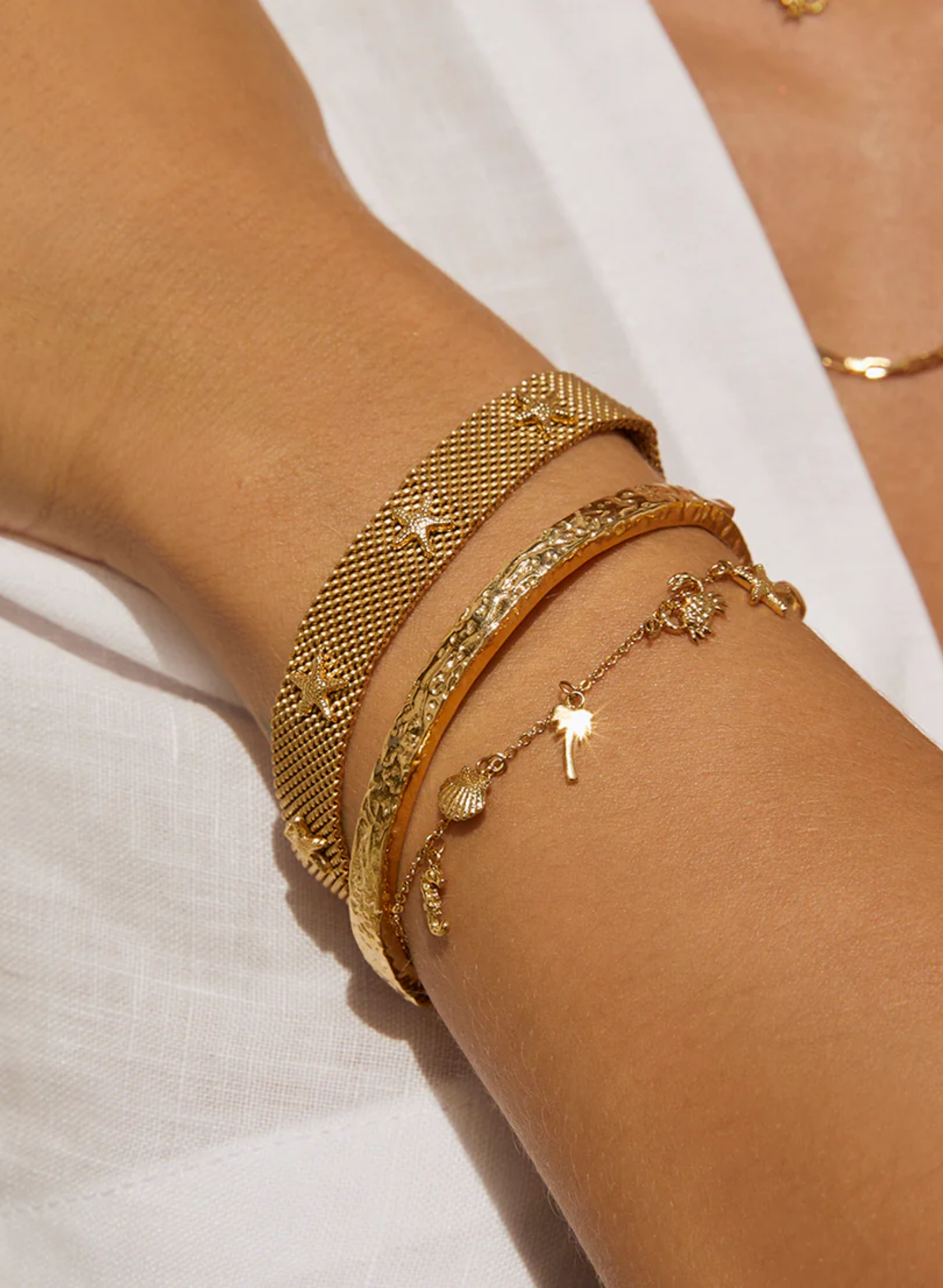 Seastar Gold Bracelet