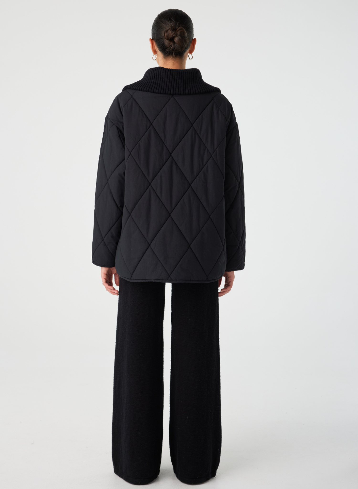 Reece Quilted Jacket - Black