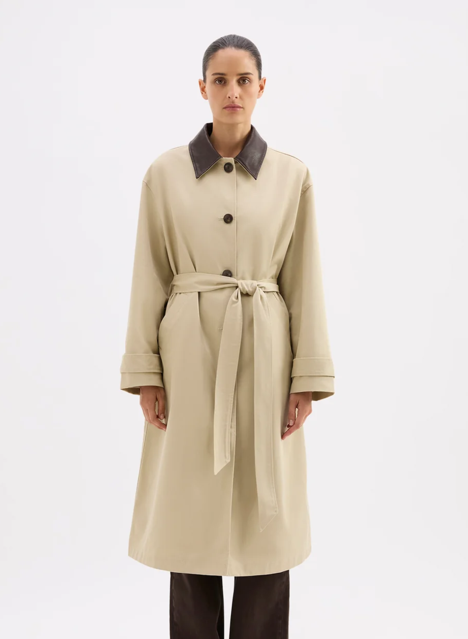Vanita Car Coat - Fawn