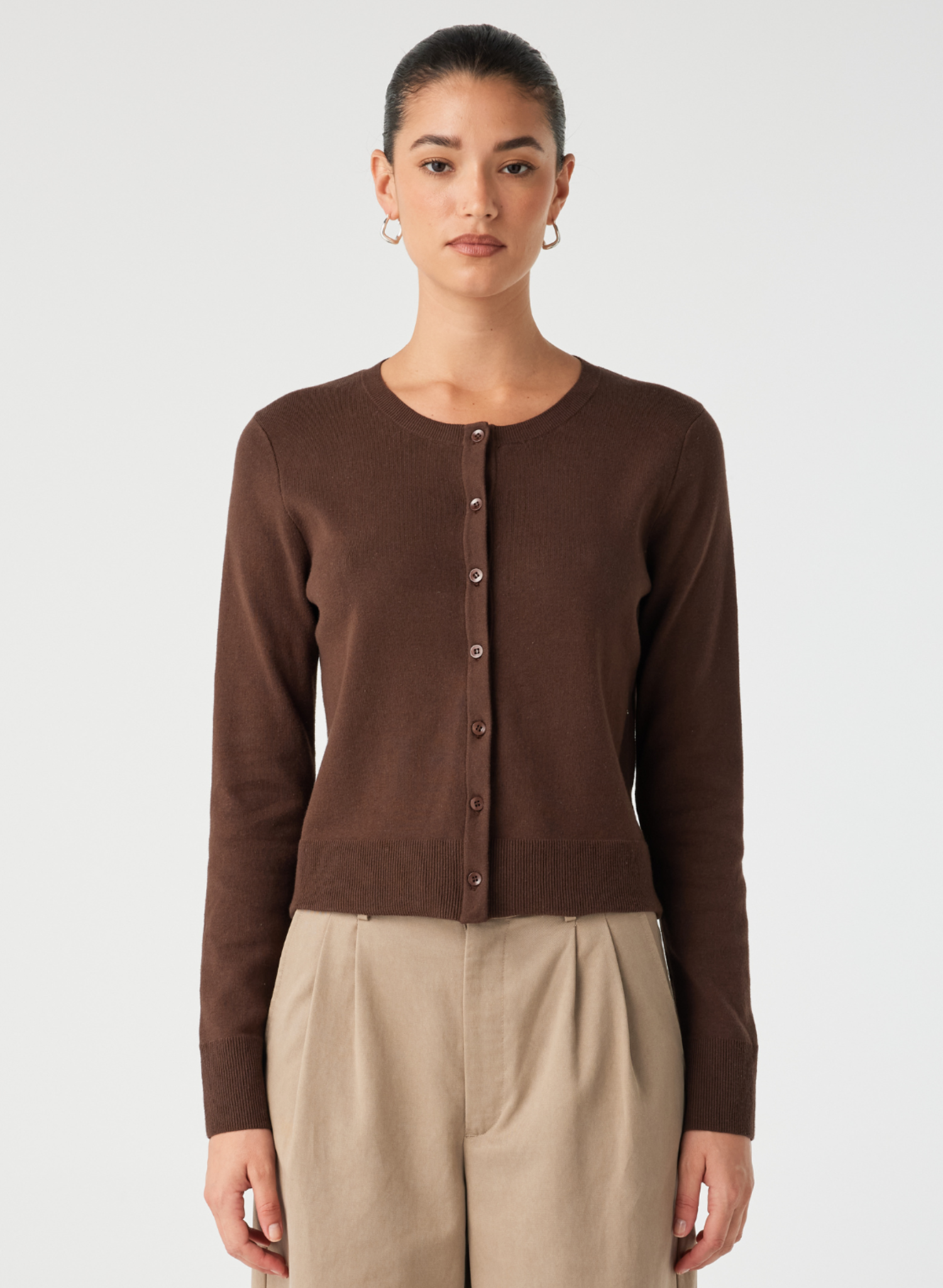 Flynn Cardigan - Espresso