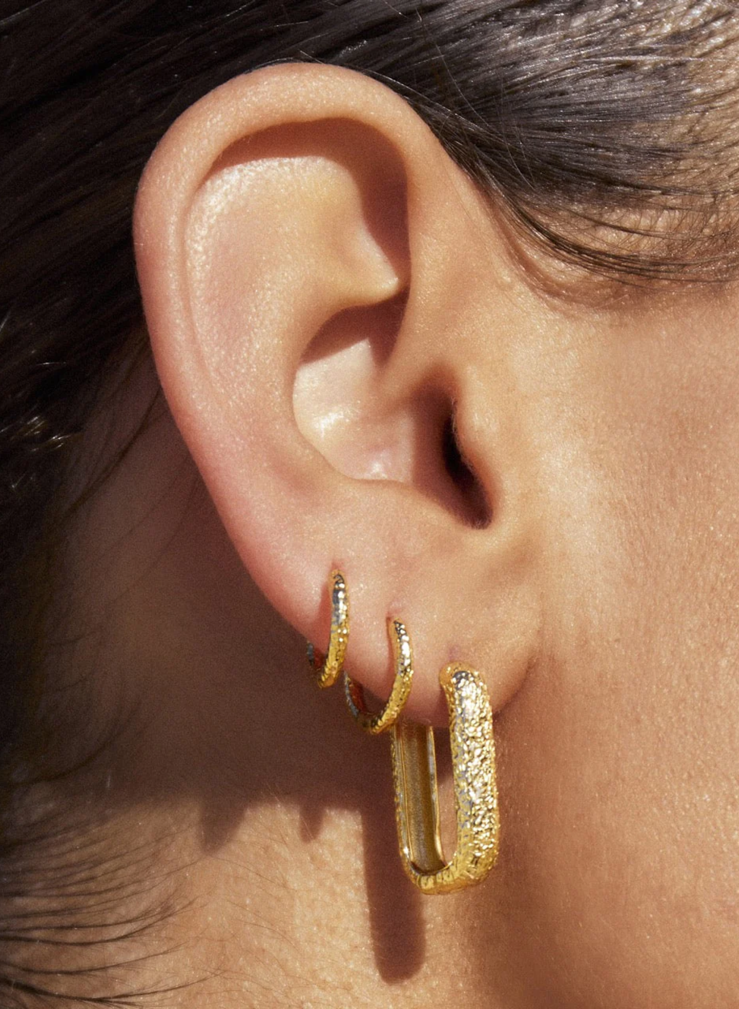 Farrah Gold Link Earring