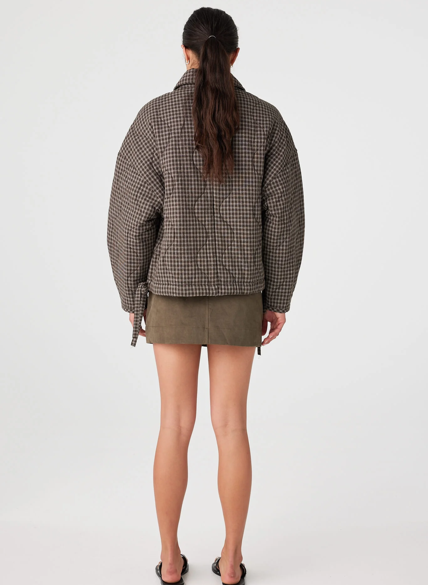 Matteo Jacket - Espresso Check