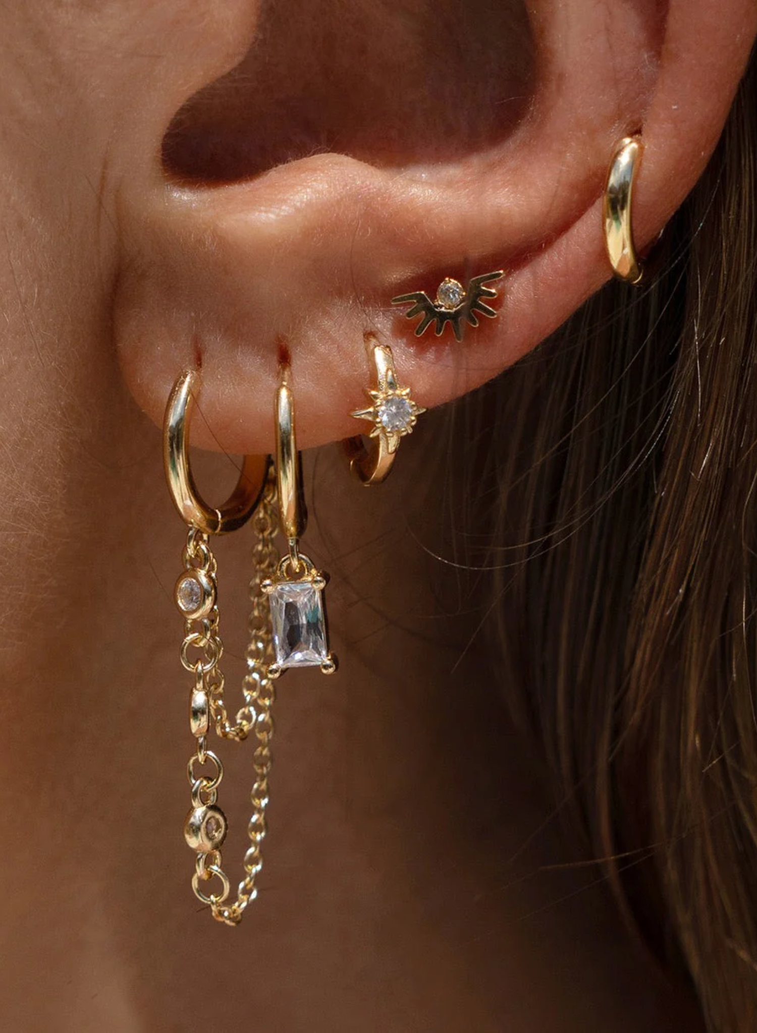 Nova Huggie Earrings