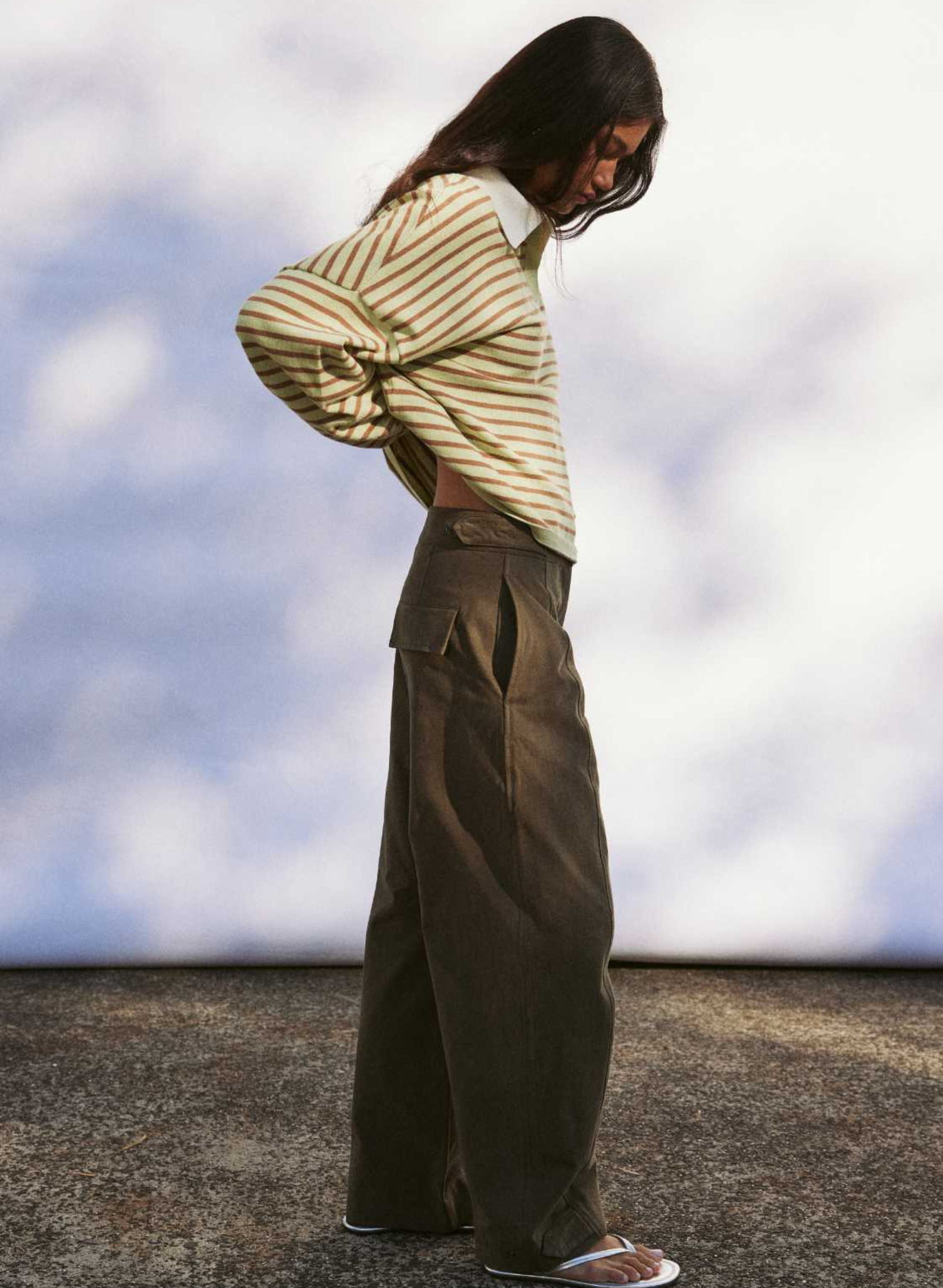 Rayne Knit Jersey - Celery & Pecan