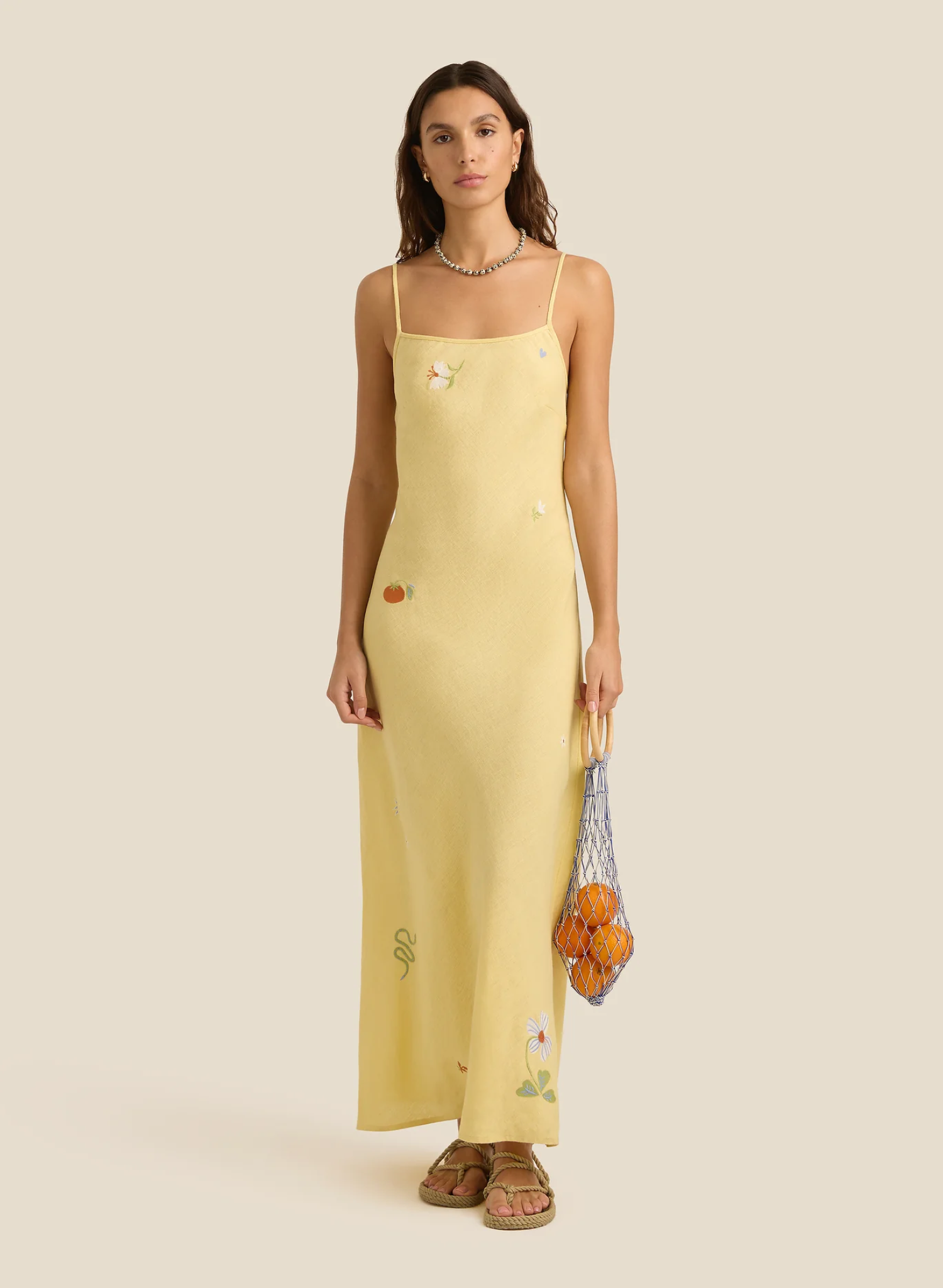 Lana Dress - Charm Embroidery