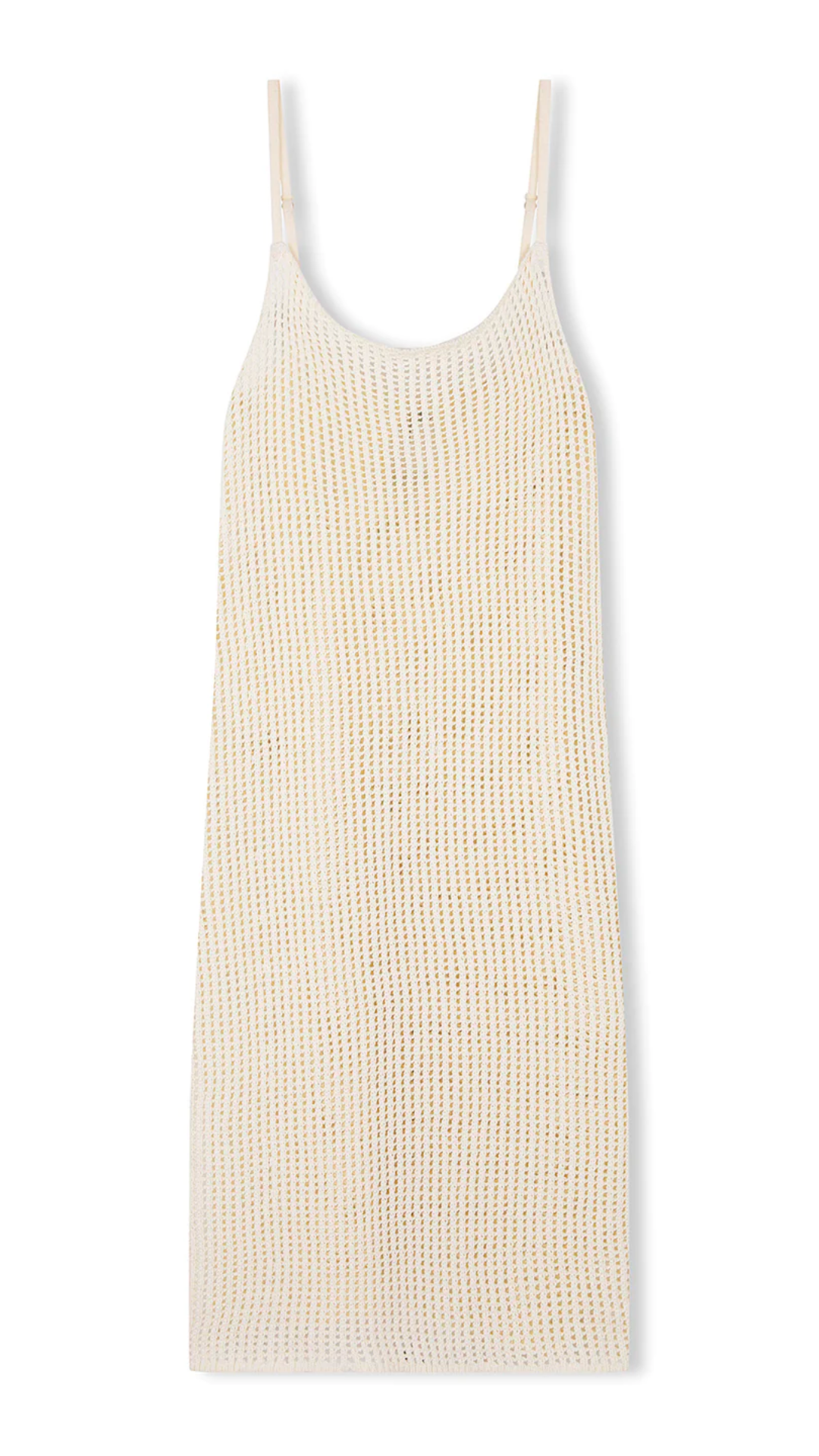 Milk Cotton Crochet Dress