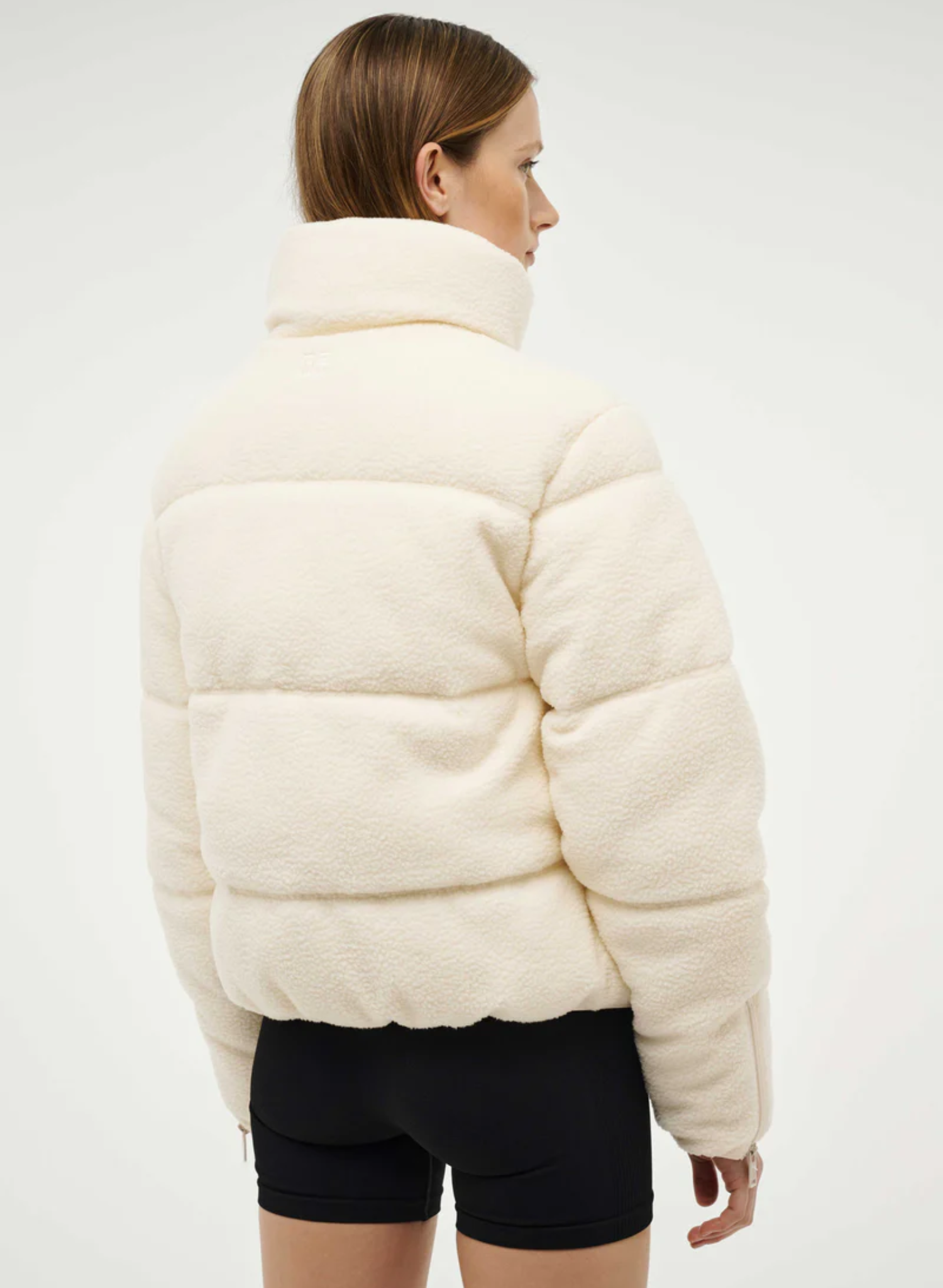 Fortune Sherpa Jacket in Whisper White