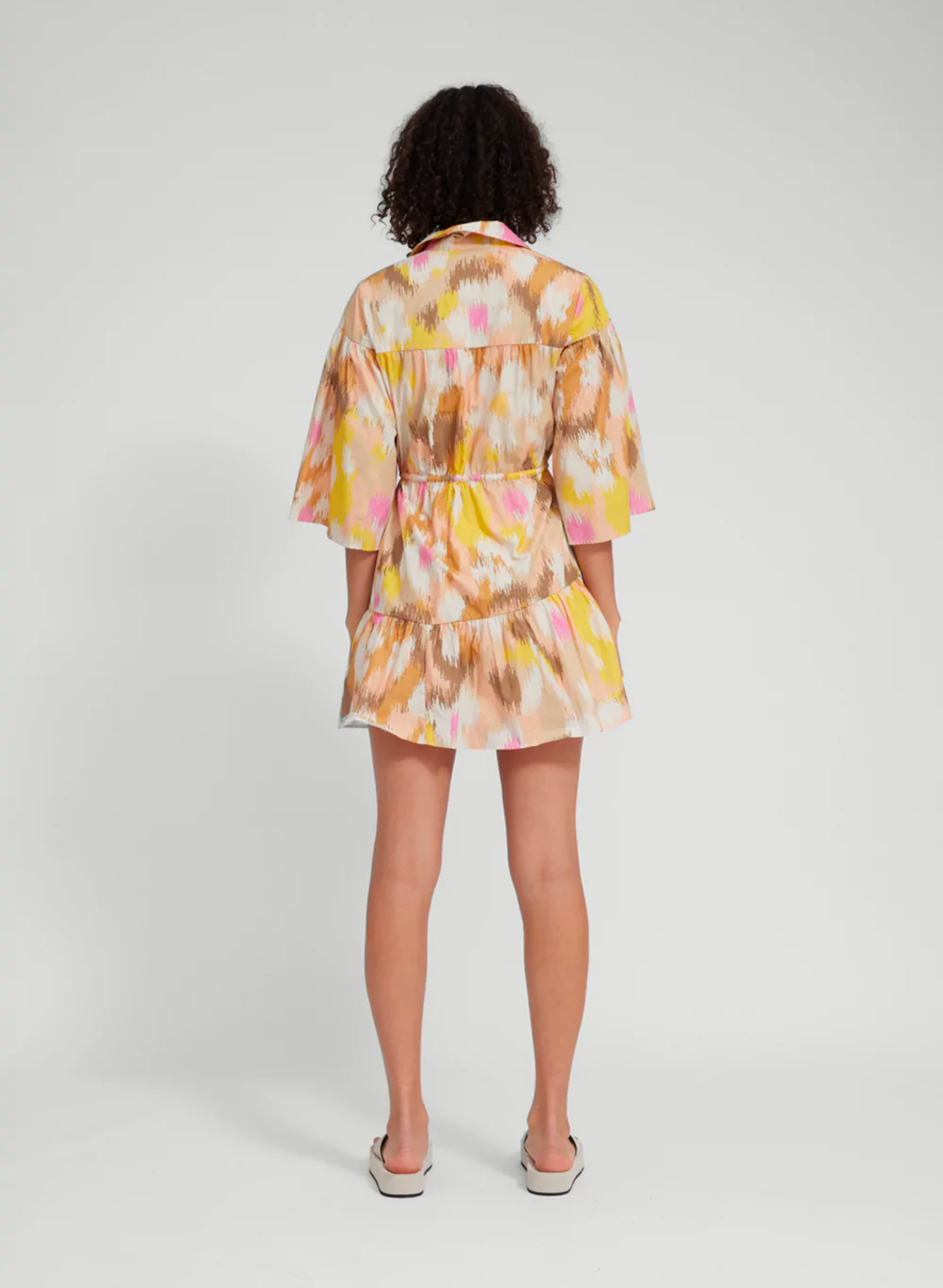 Imogen Dress in Floral Blur