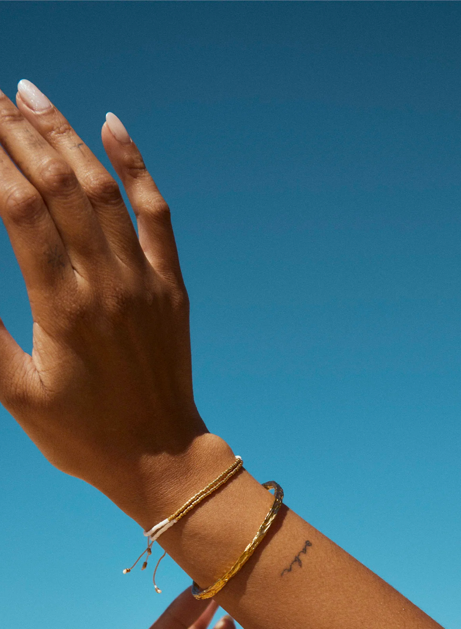 Helios Gold Cuff Bracelet