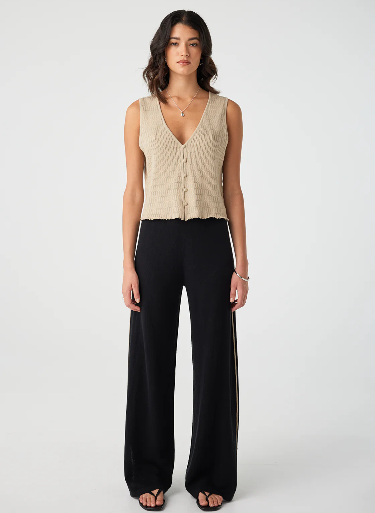 Pippa Lightweight Wide-Pant | Black