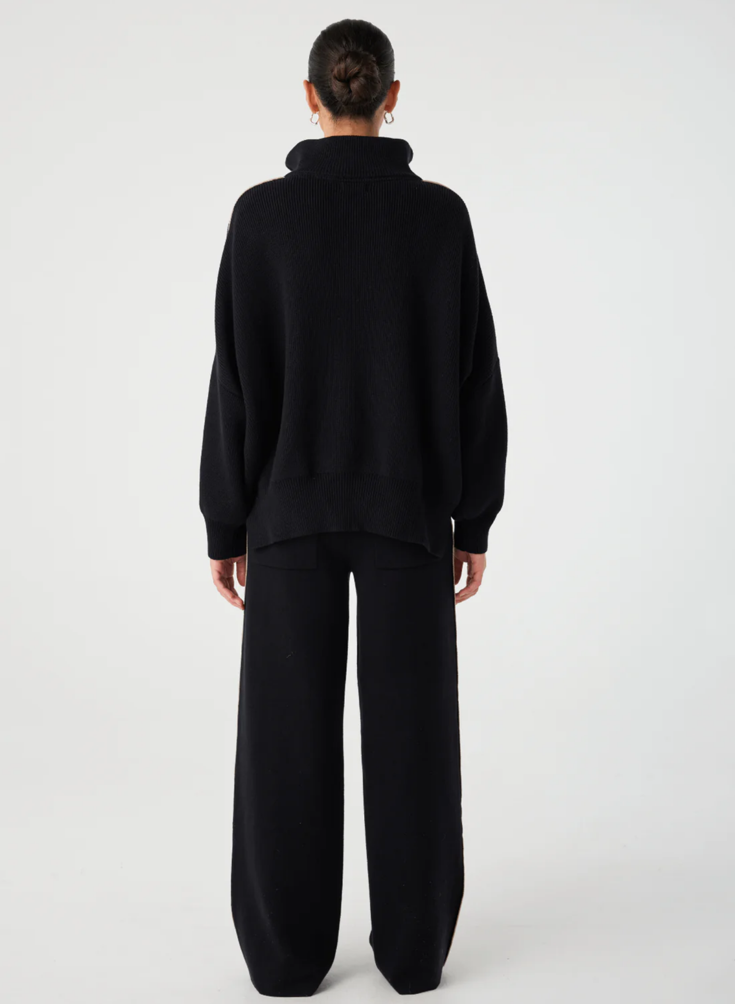 Milan Pant - Black/Taupe