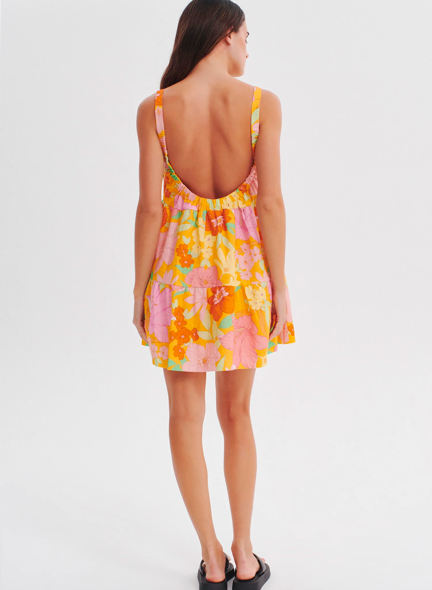 Belinda Mini Dress Orange Tropic