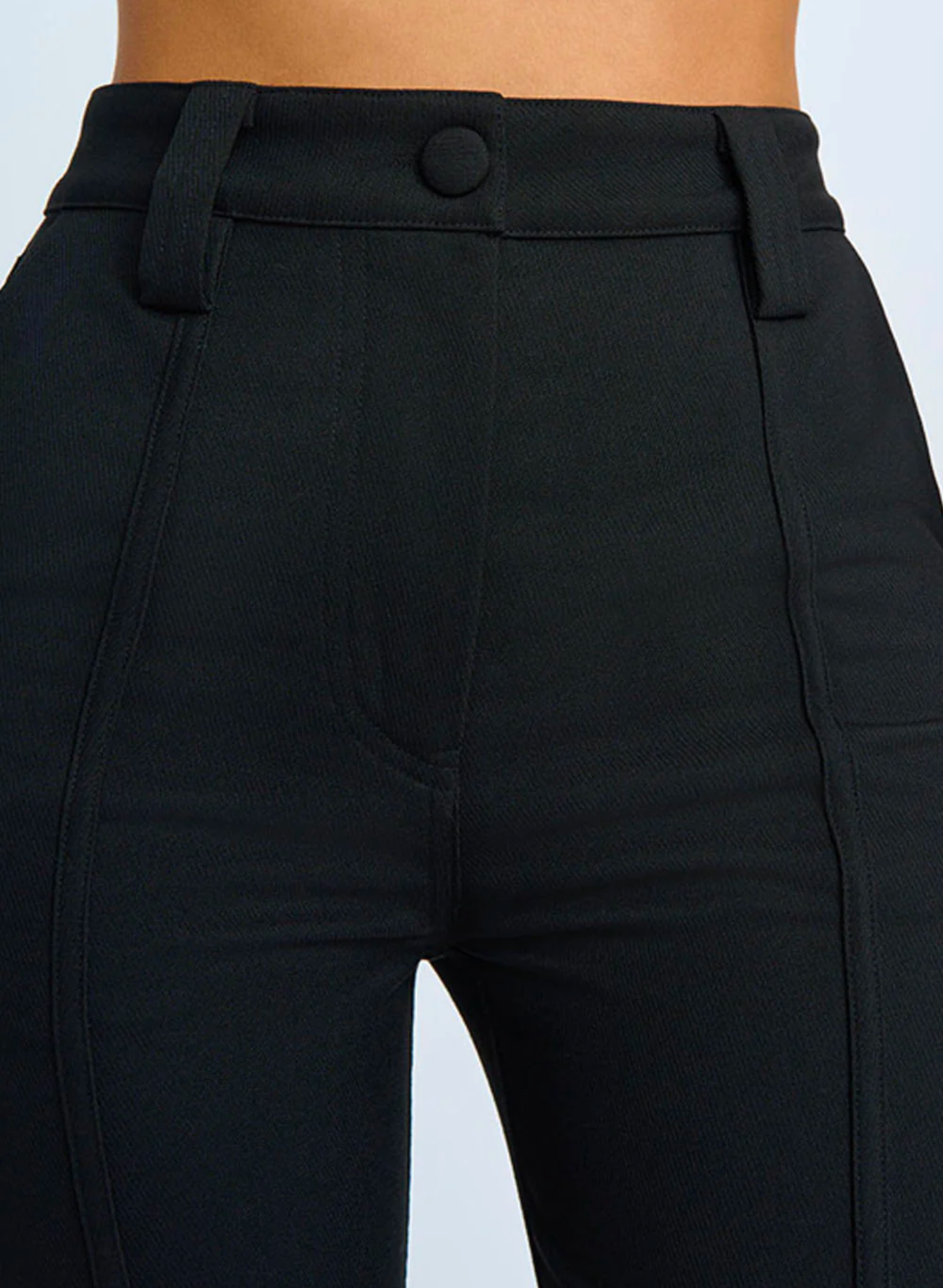 LUCIANA FLARE TROUSER PANT IN BLACK