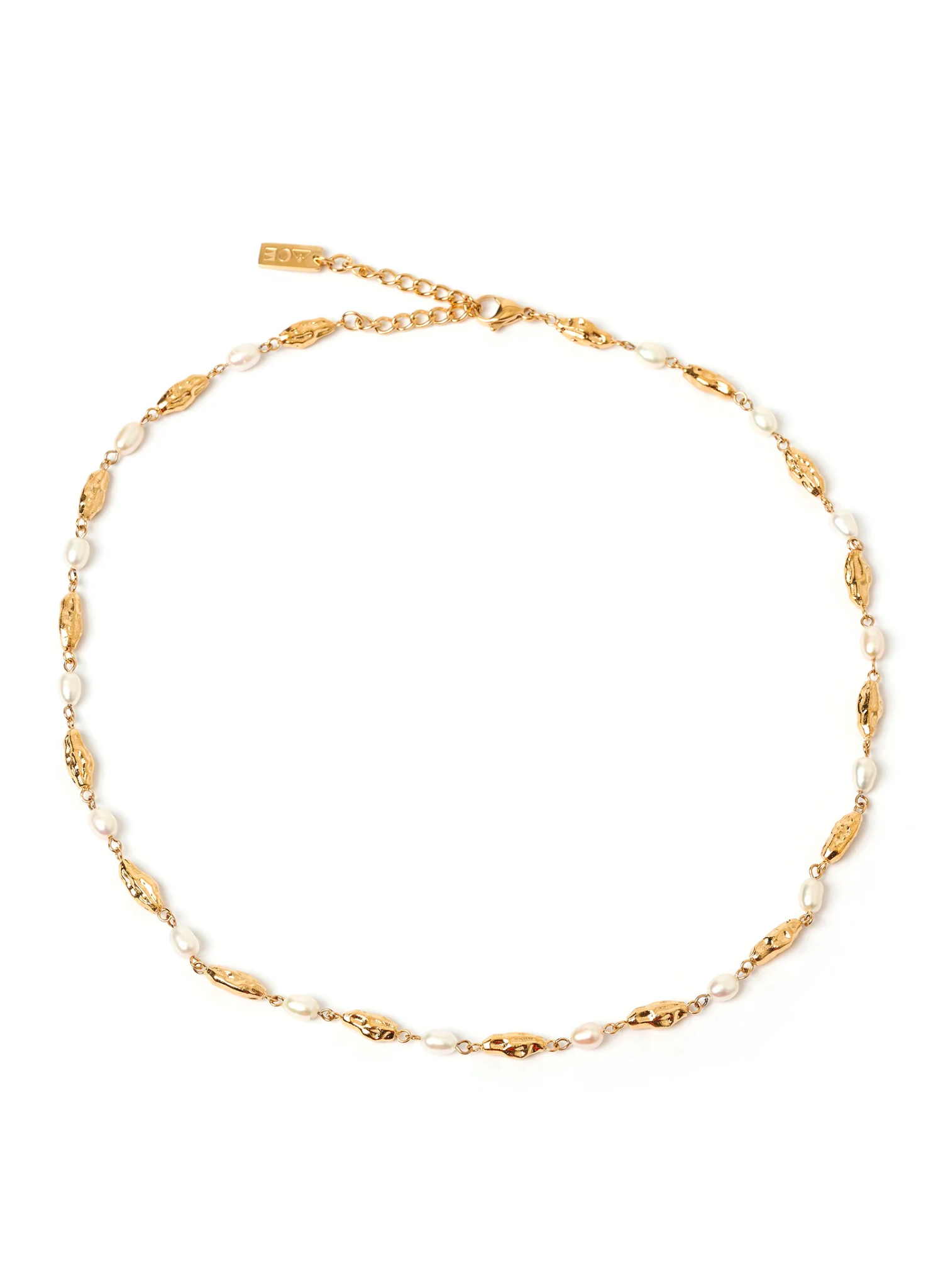 Mimi Pearl and Gold Necklace