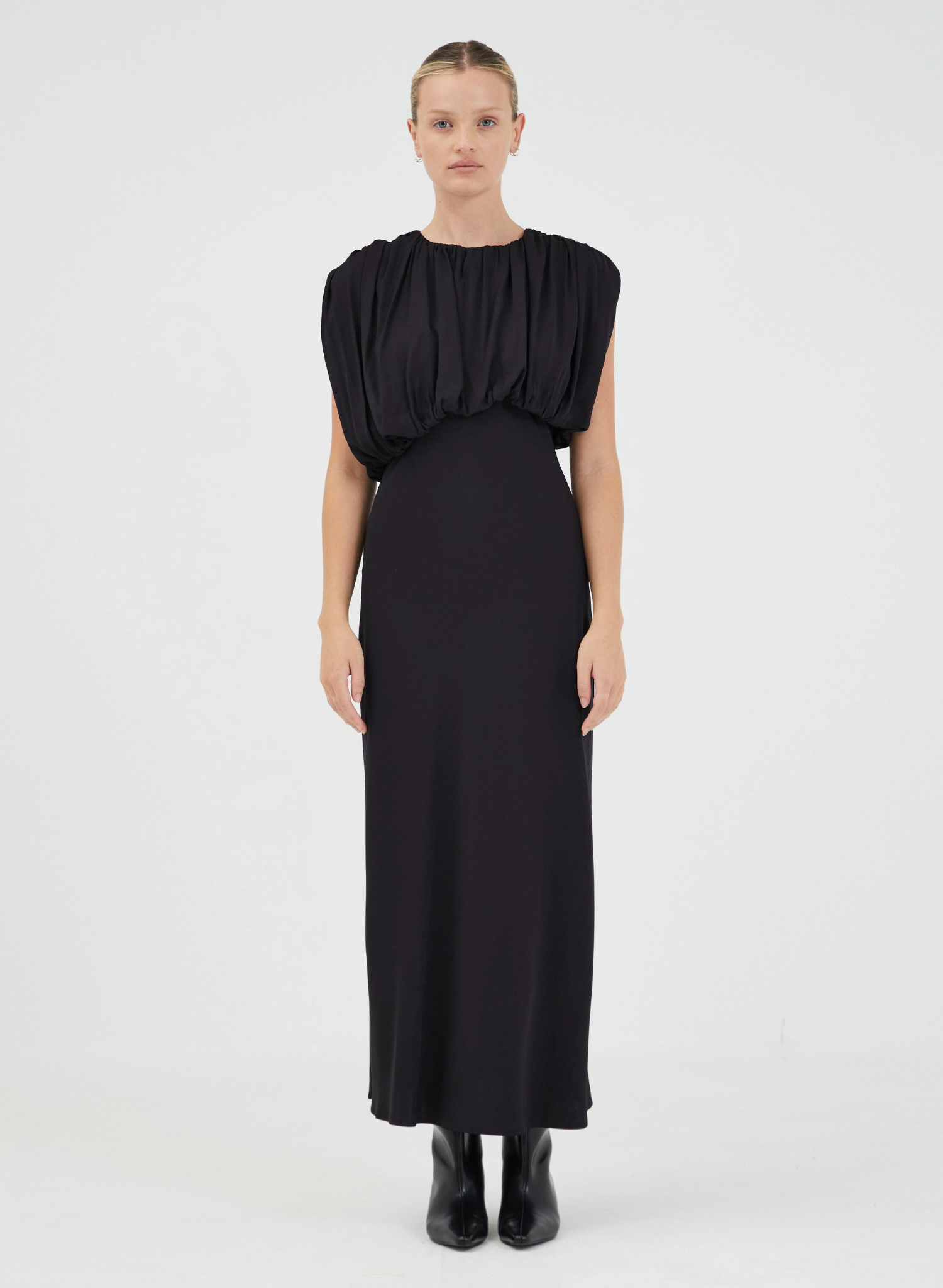 Seraphic Midi Dress - Black