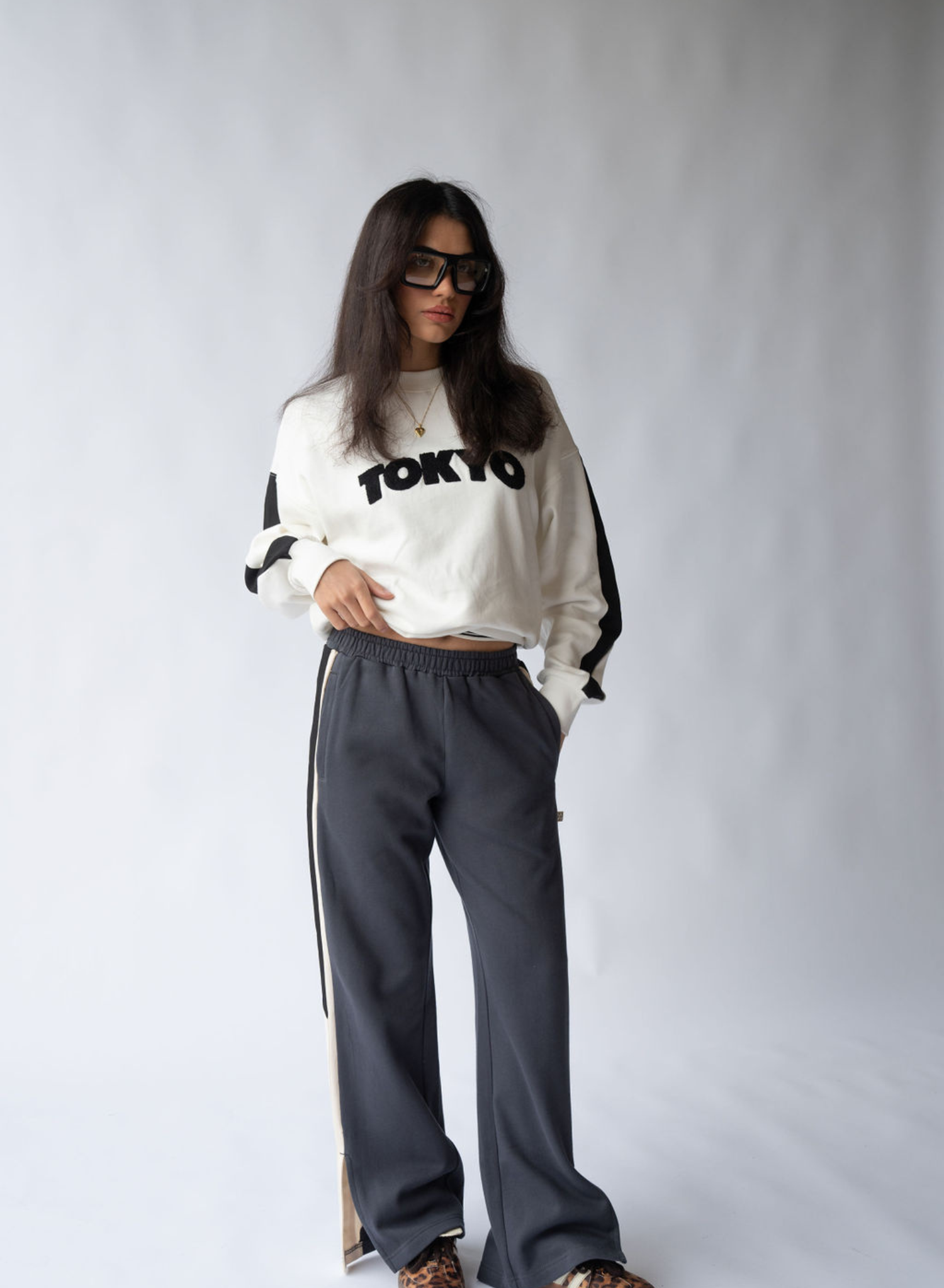 Parisienne Trackpant in Noir