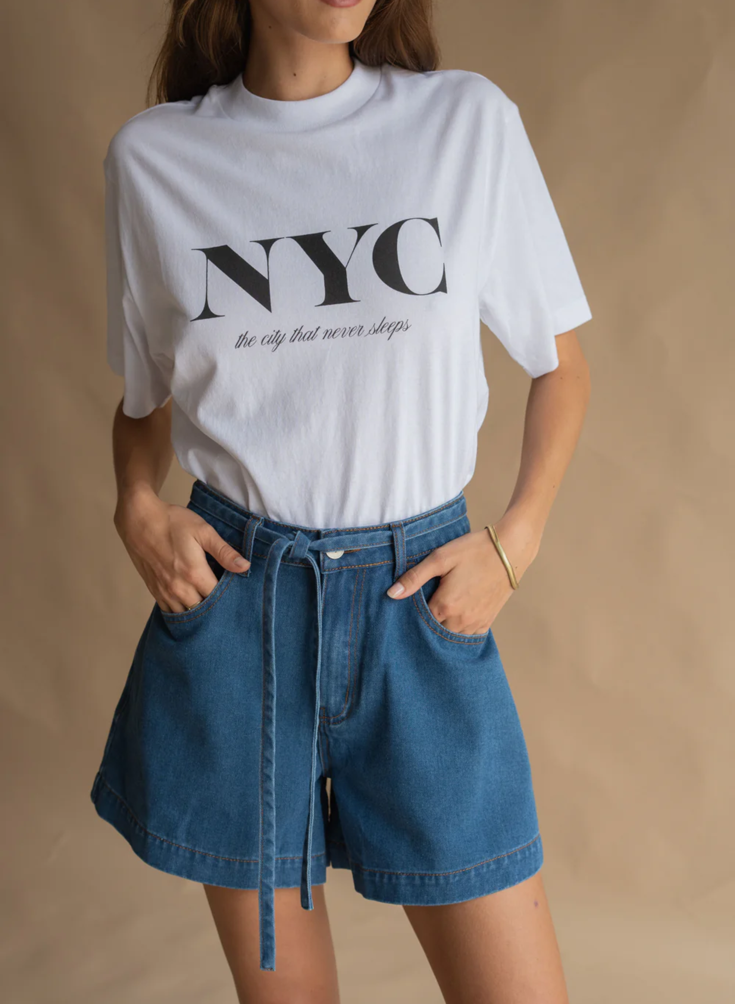 Jolie Denim Short in Dark Blue