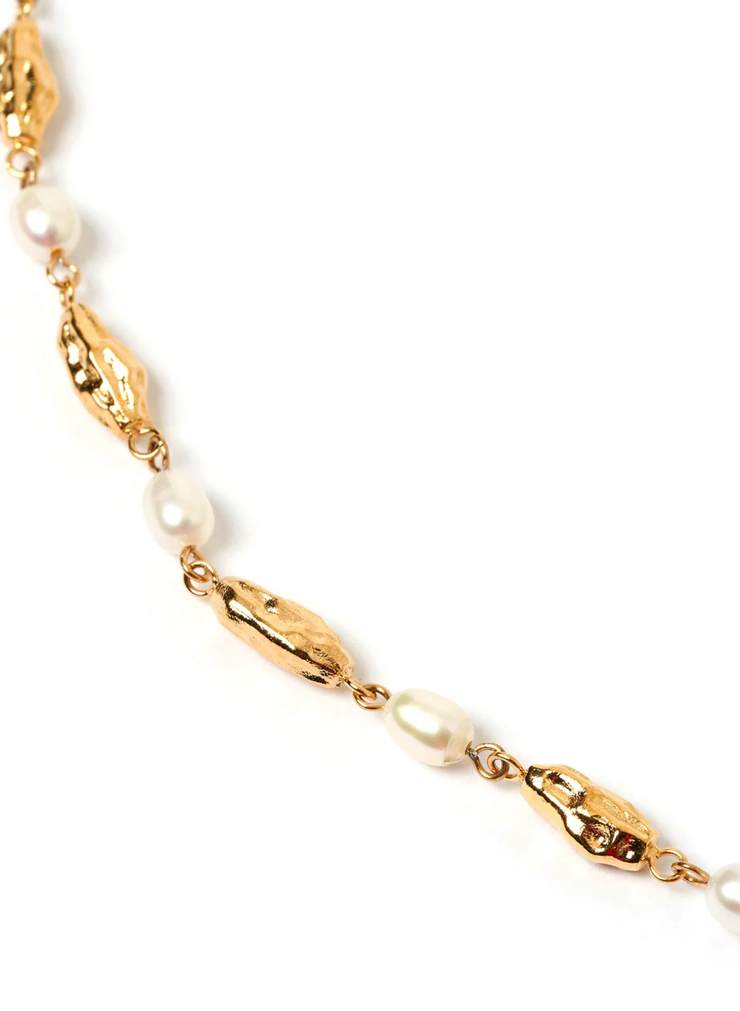 Mimi Pearl and Gold Necklace
