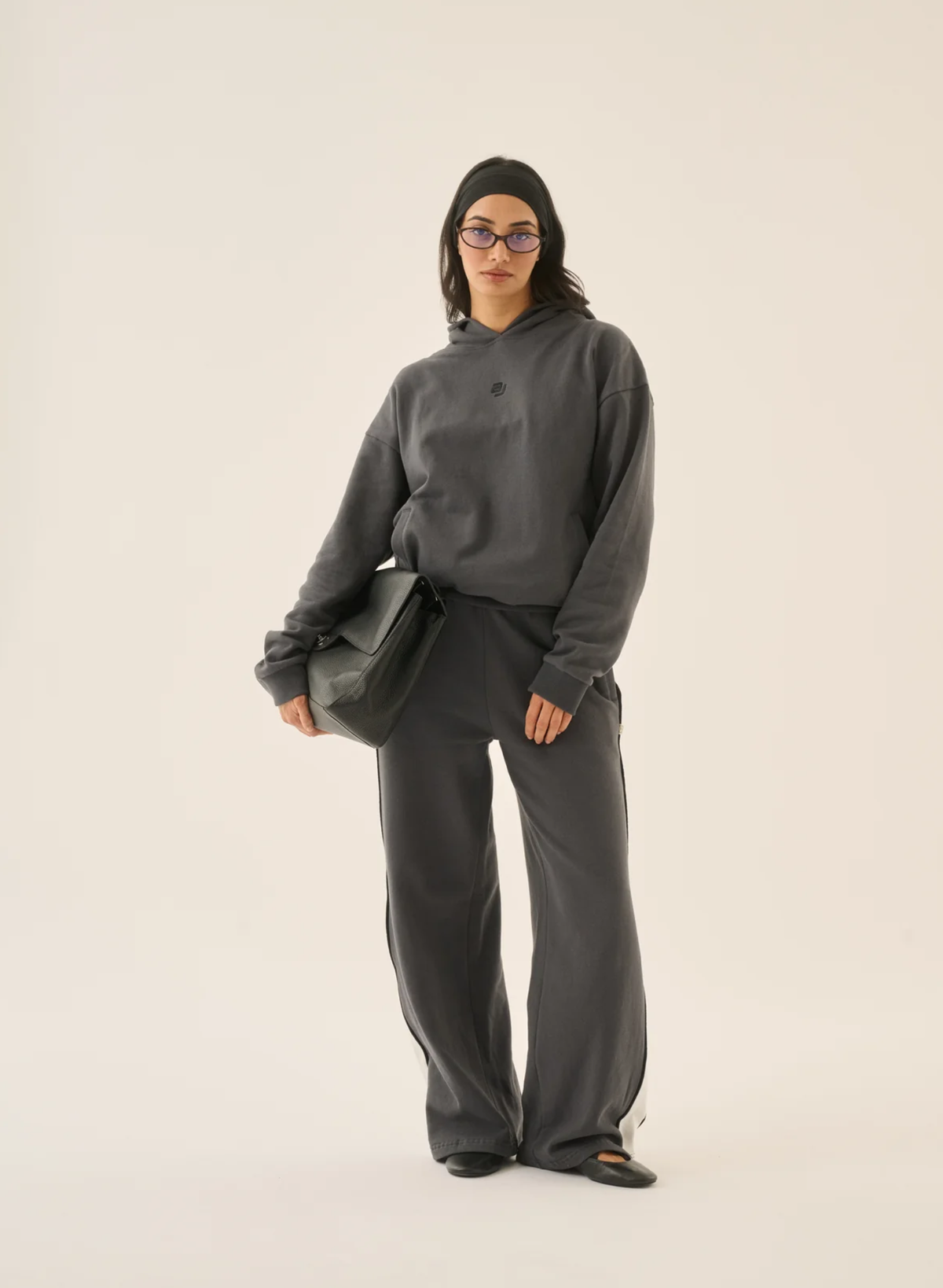 AJ Hoodie Washed Black