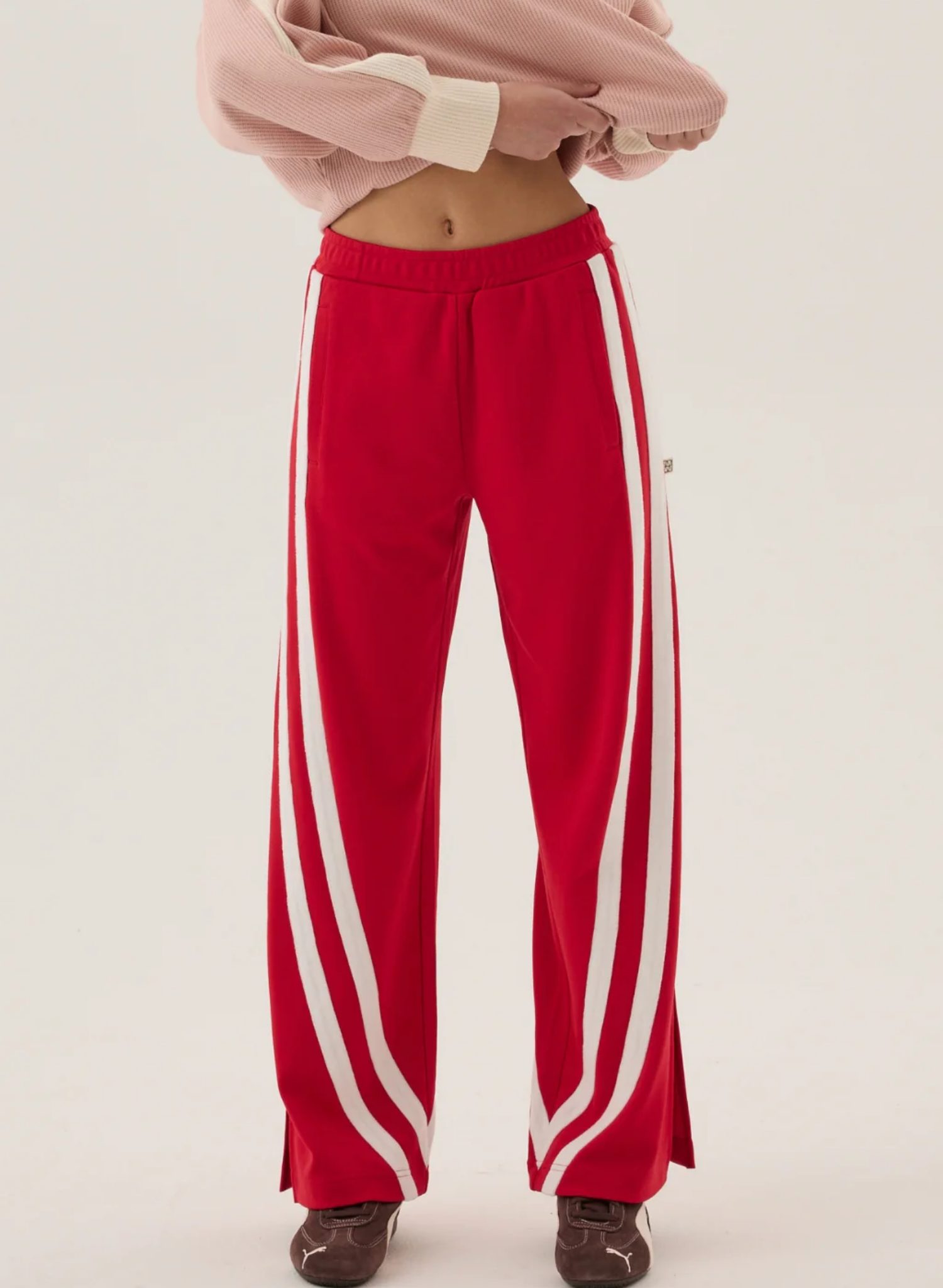 1996 Trackside Pant in Poppy Red