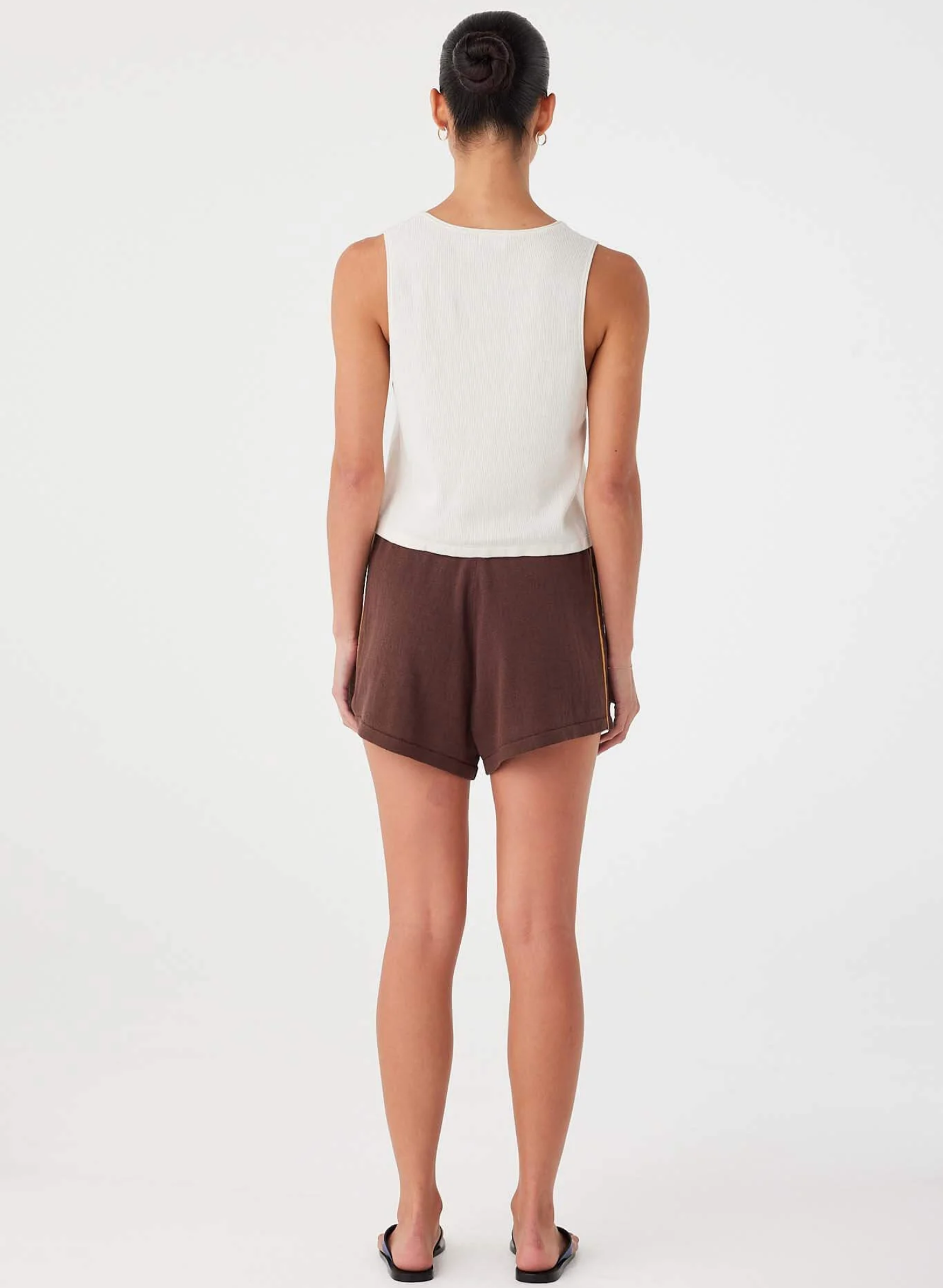 Pippa Drawstring Short - Espresso