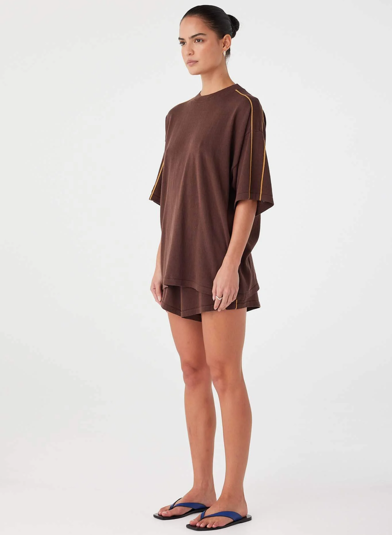 Pippa Oversized Tee - Espresso