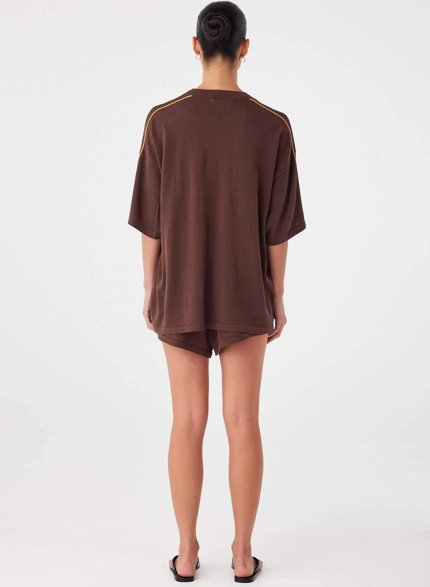 Pippa Oversized Tee - Espresso