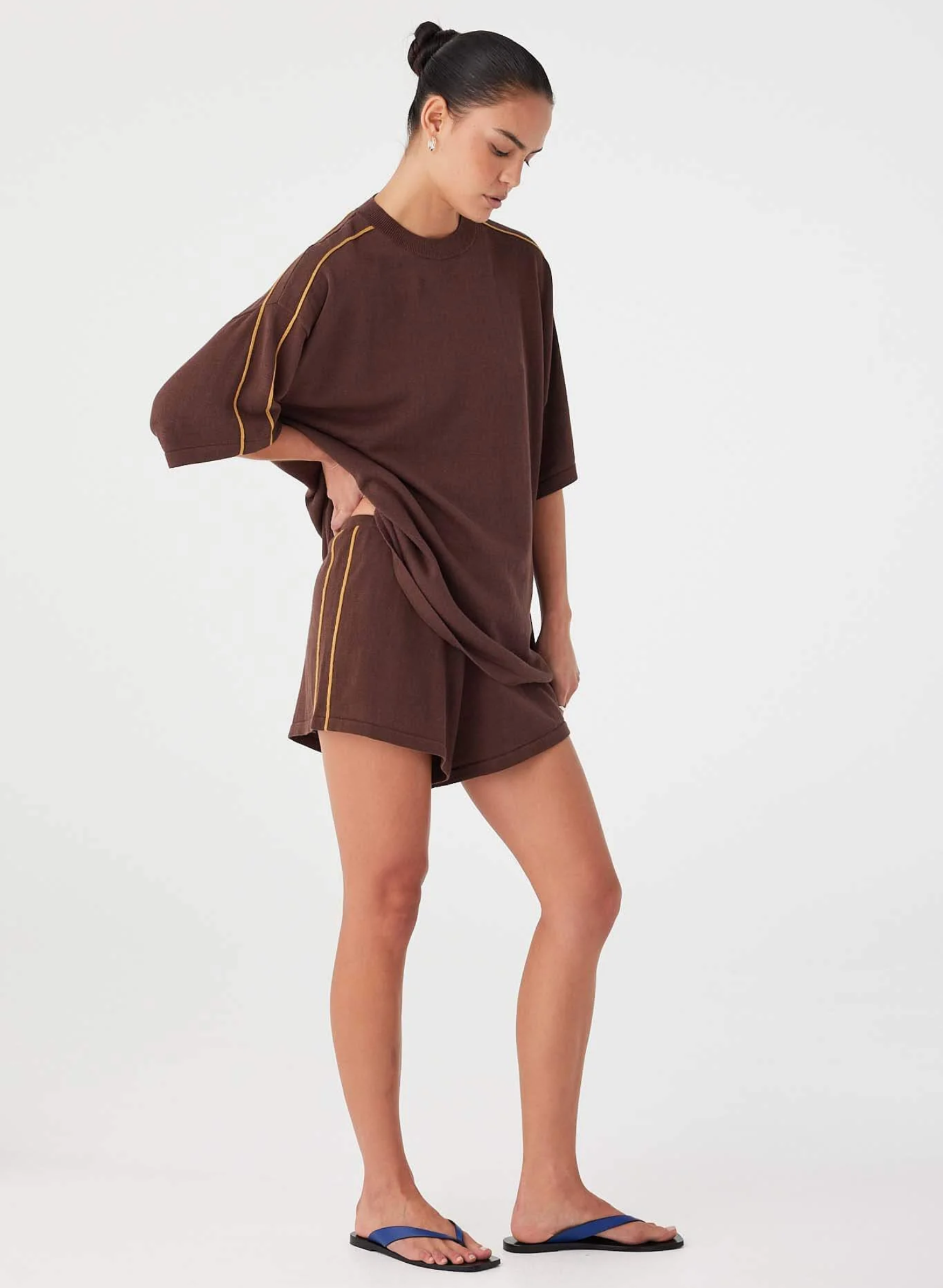 Pippa Oversized Tee - Espresso