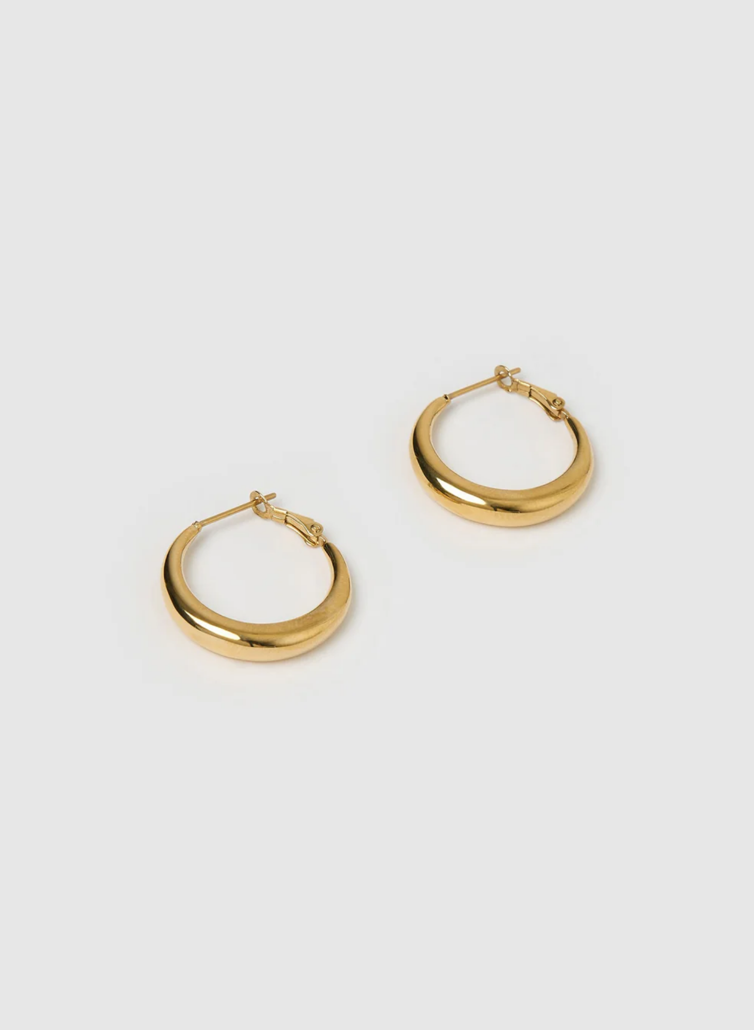 Riley Gold Hoop Earring - Small